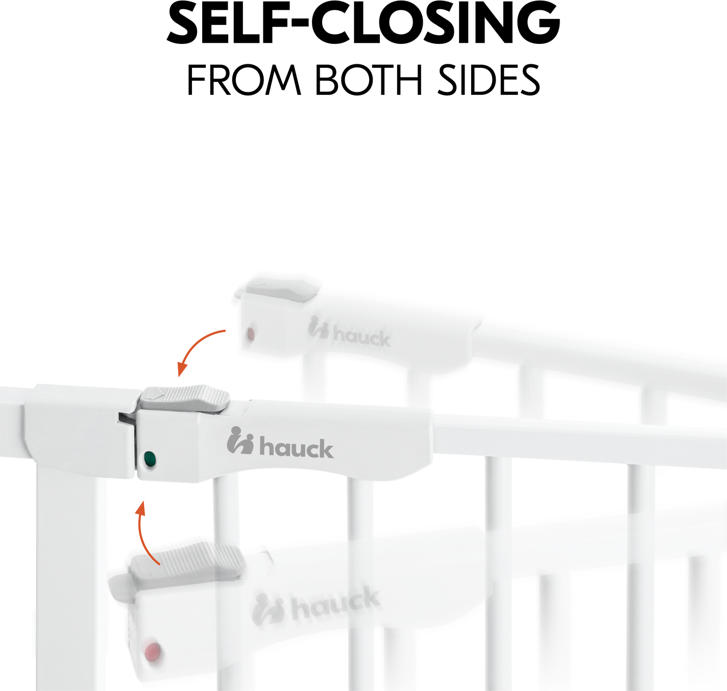 Hauck Clear Step Autoclose 2 -turvaportti, 75 - 80 cm, valkoinen