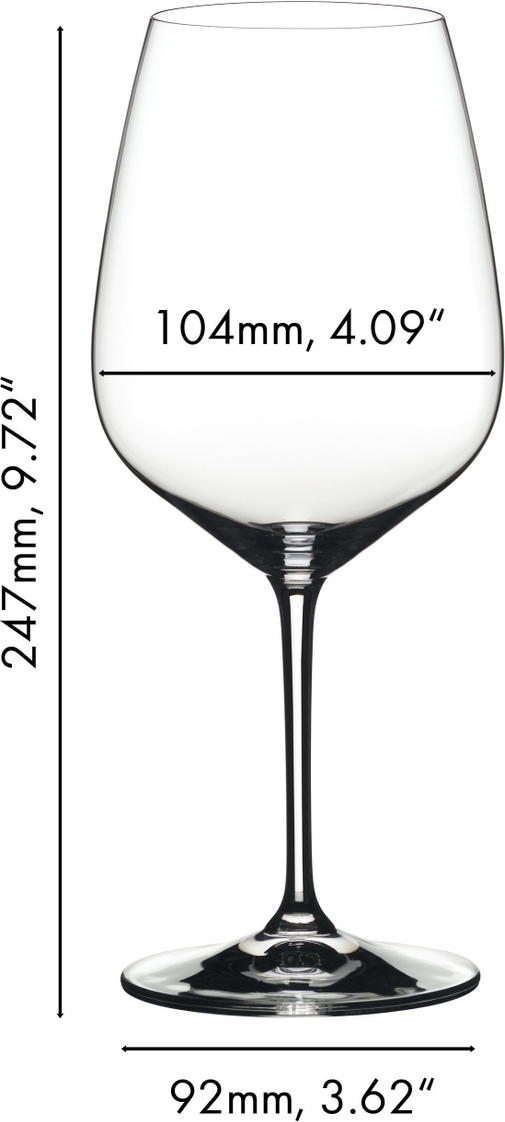 Riedel Extreme Cabernet viinilasi, kampanjapakkaus, 4 kpl