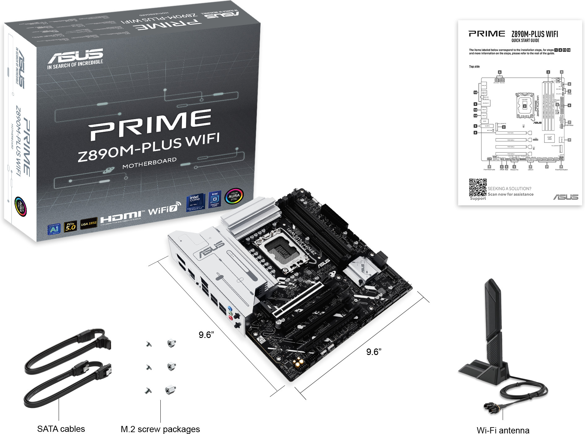ASUS PRIME Z890M-PLUS WIFI mATX -emolevy
