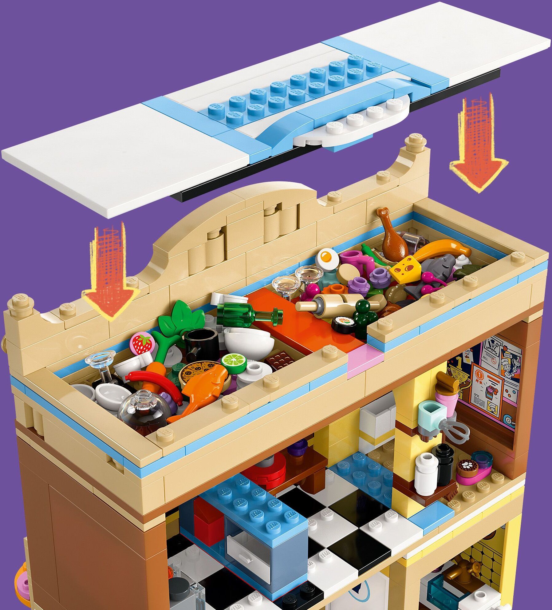 LEGO Friends 42655 – Ravintola-alan oppilaitos