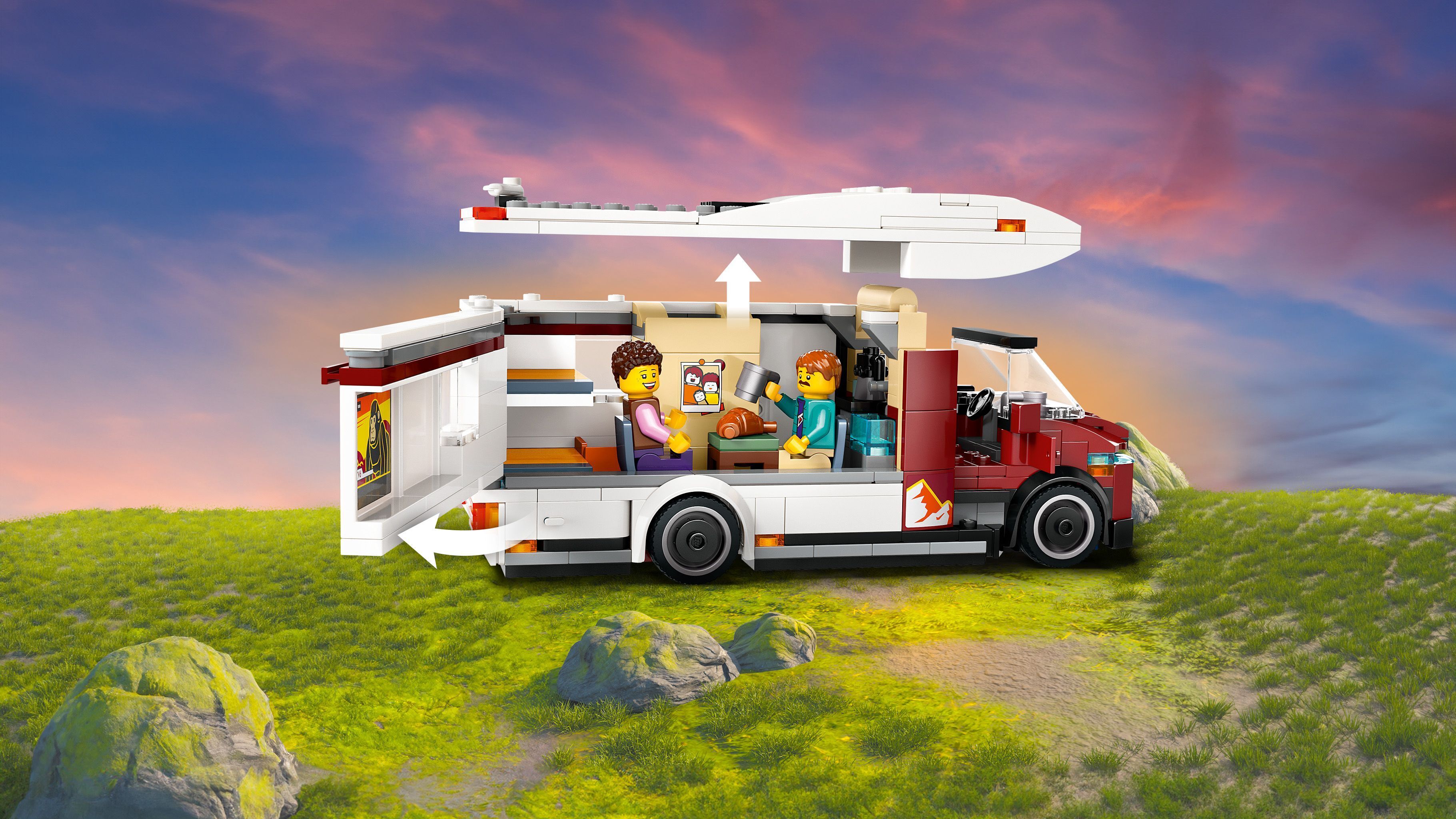 LEGO City 60454 – Seikkailulomalaisten matkailuauto