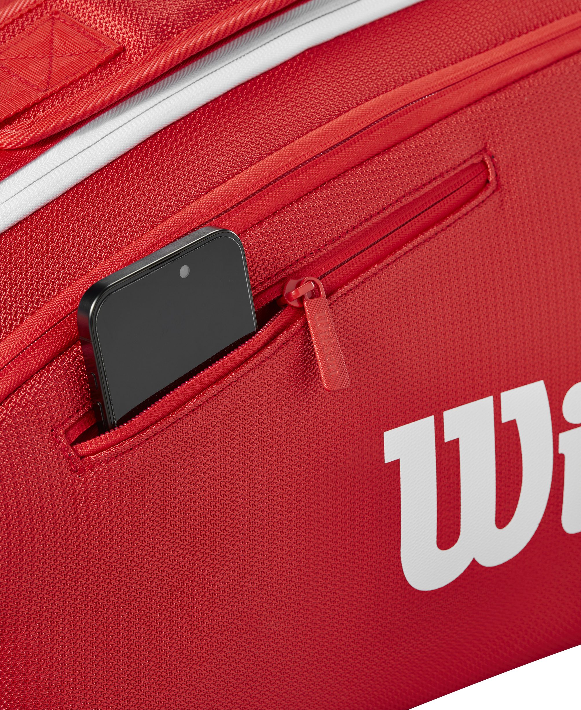 Wilson Super Tour 15-pack mailalaukku, punainen