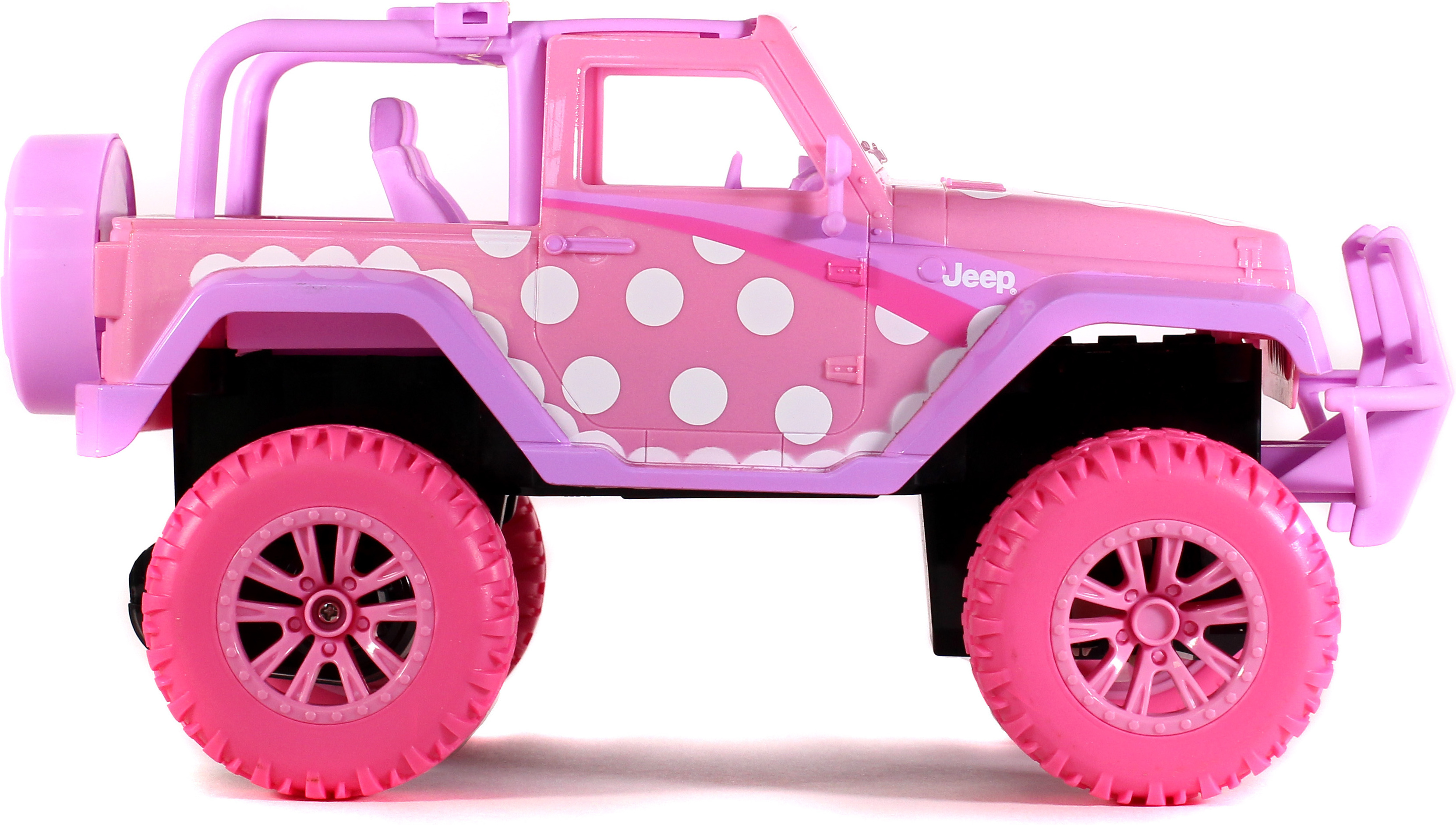 RC Minnie Mouse Jeep Wrangler kaukoohjattava auto