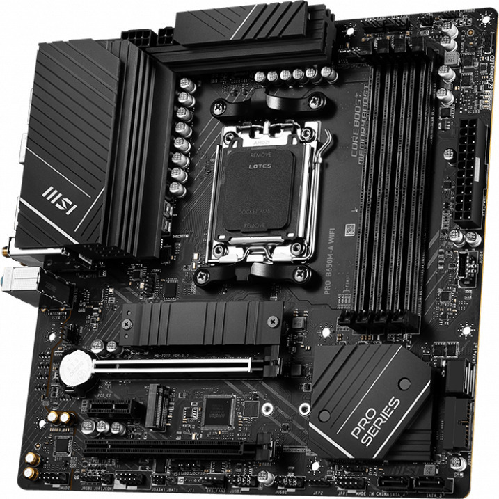 MSI PRO B650M-A WIFI AM5 mATX -emolevy