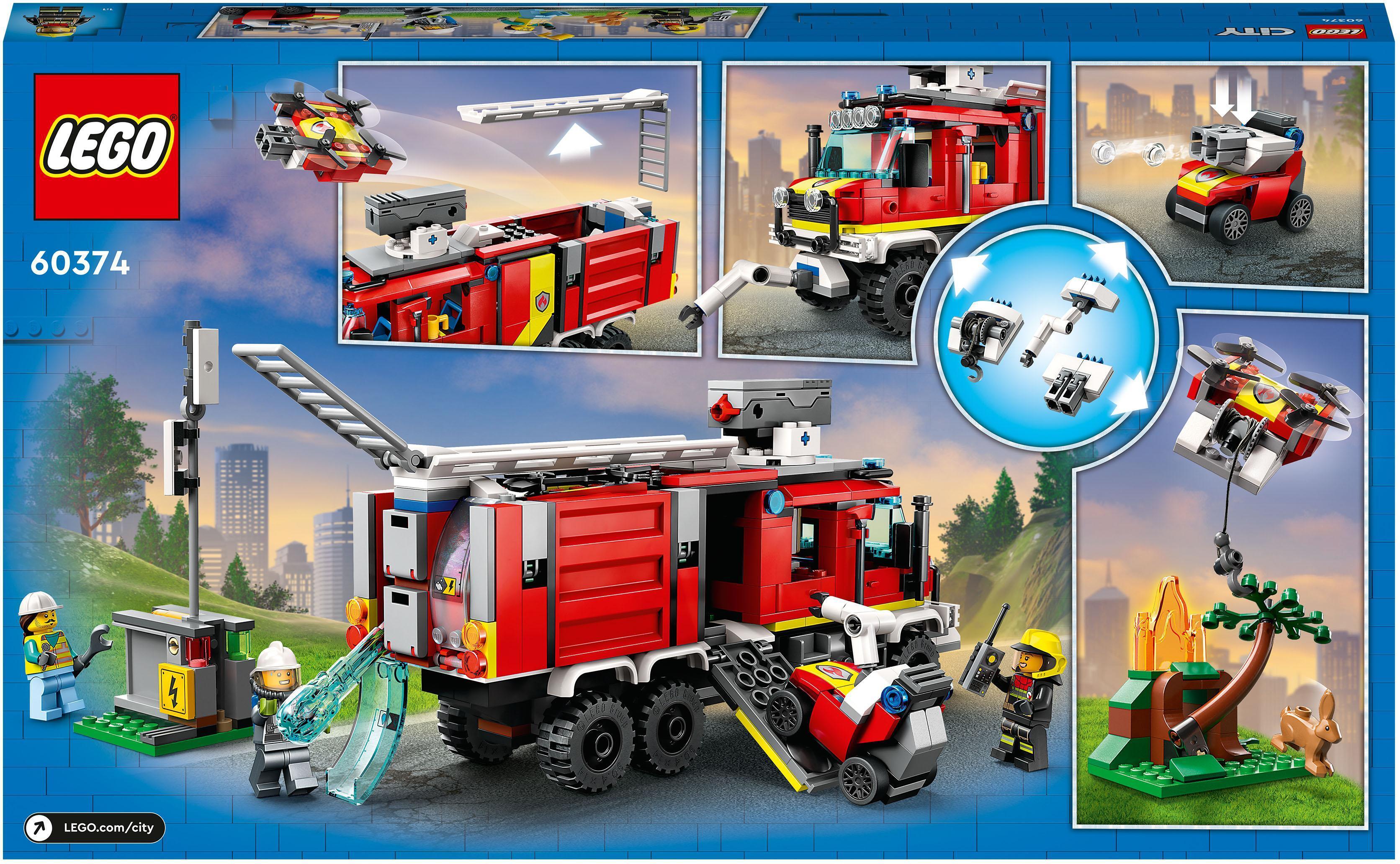 LEGO City Fire 60373 - Palokunnan pelastusvene