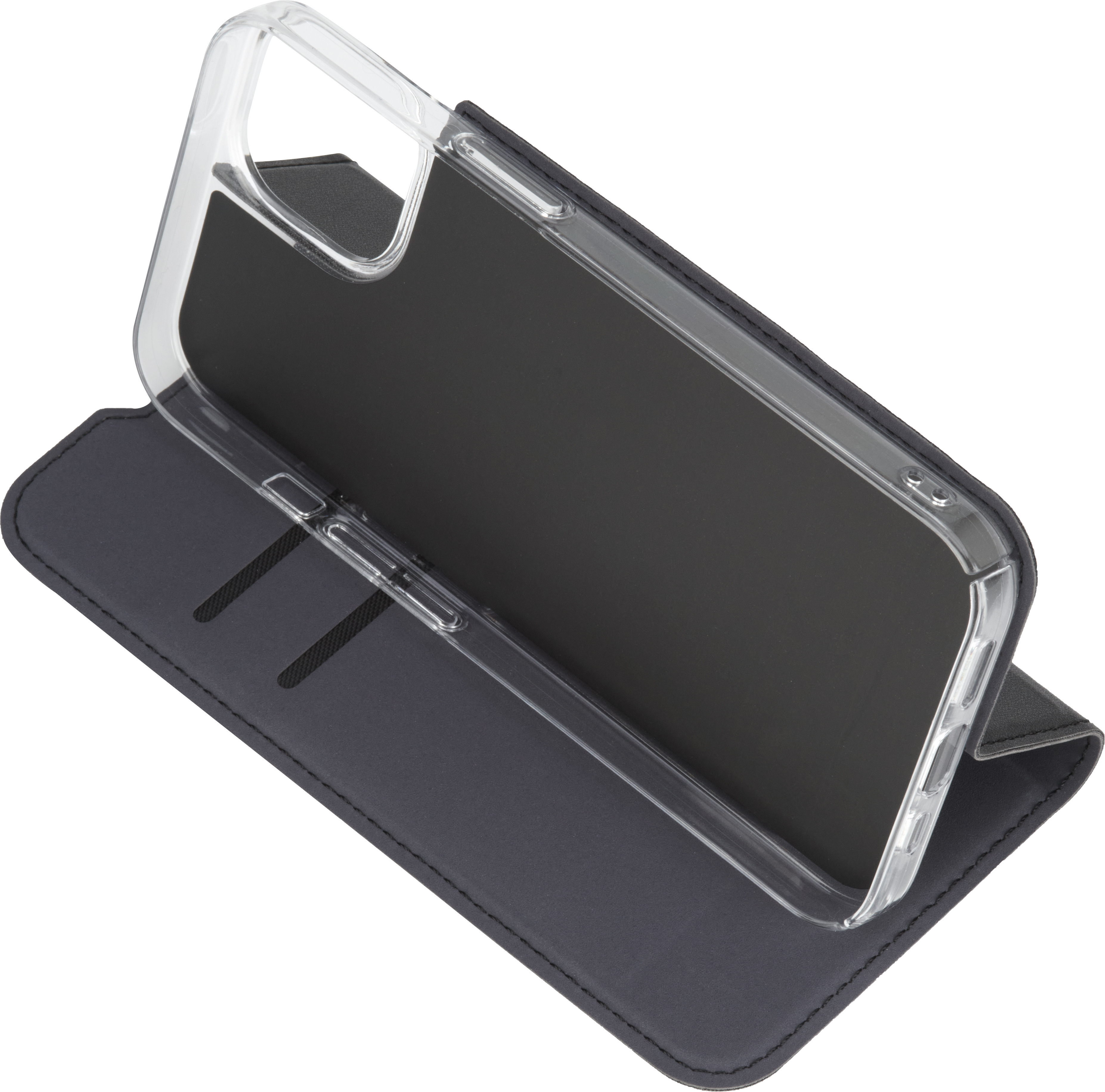 FoneKit BookCase -suojakotelo, Samsung Galaxy A34 5G, musta