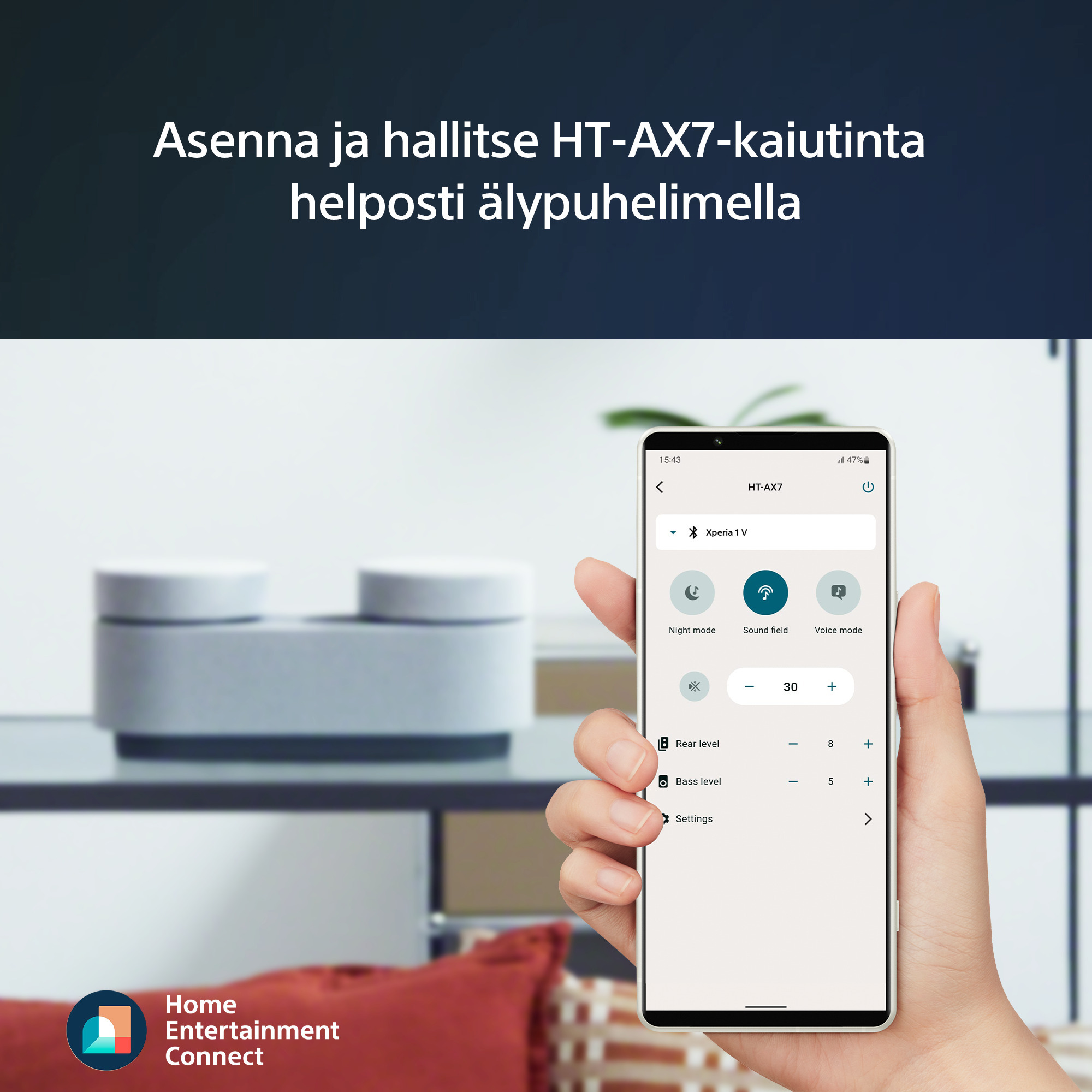 Sony HT-AX7 kannettava kotiteatterijärjestelmä