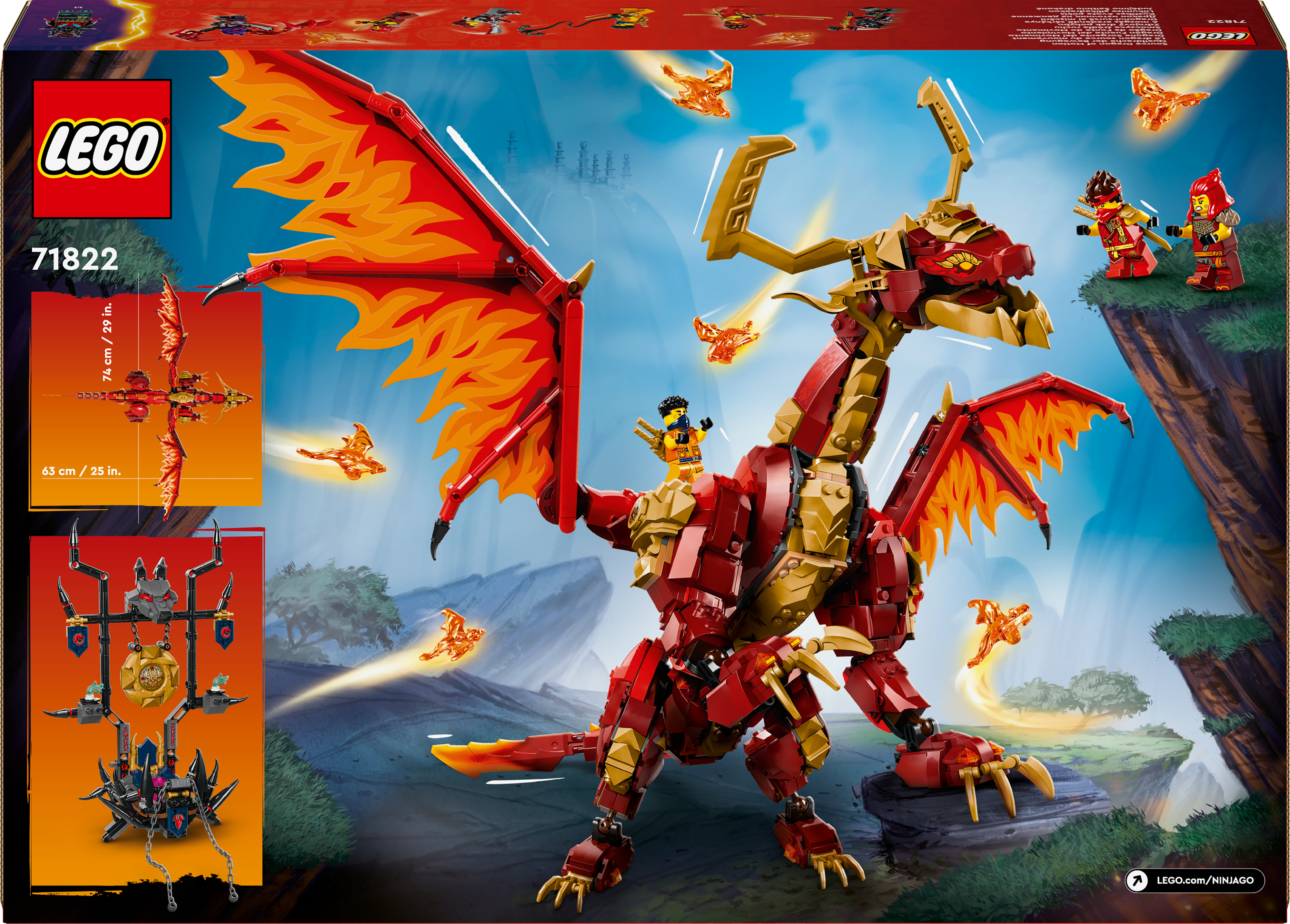 LEGO Ninjago 71822 - Liikkeen alkulohikäärme