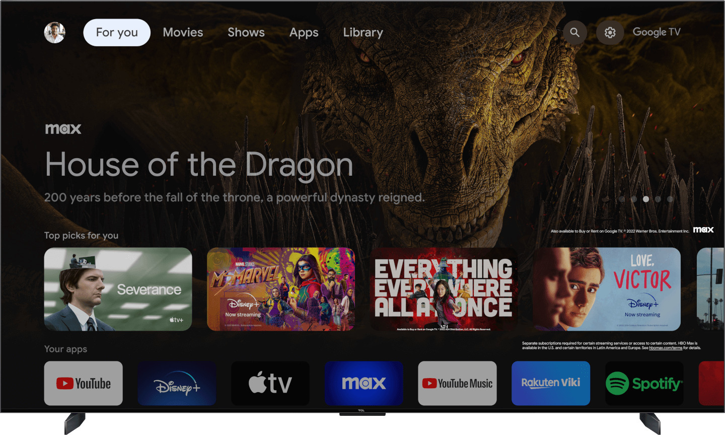 TCL C805 98" 4K QLED Mini-LED Google TV