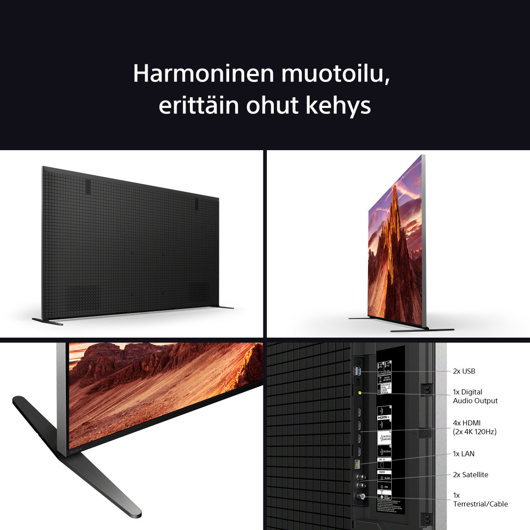 Sony 75" Bravia 9 – 4K QD Mini-LED Google TV