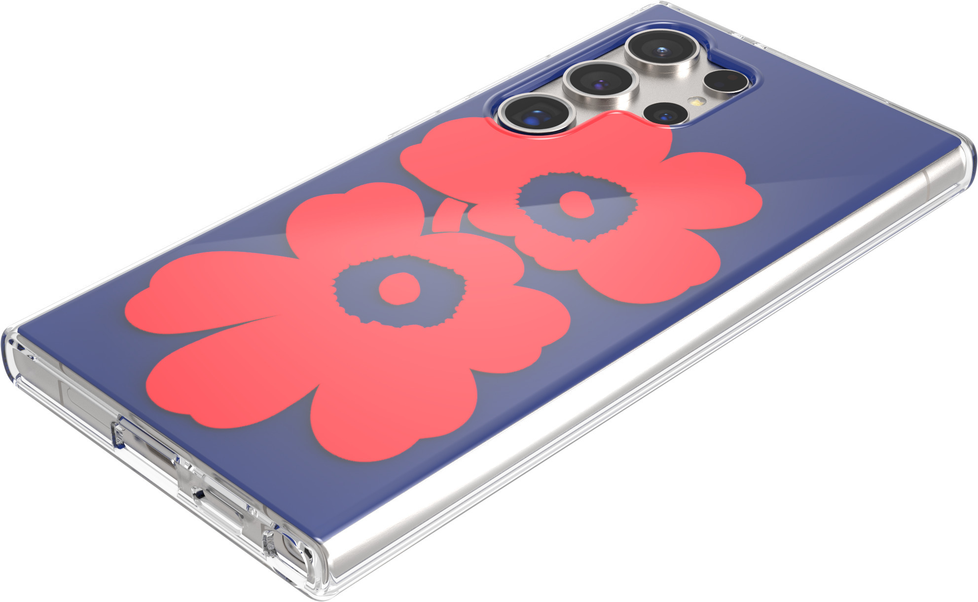 Samsung x Marimekko Dual Layer Case -suojakuori, Samsung Galaxy S24 Ultra, sininen/punainen