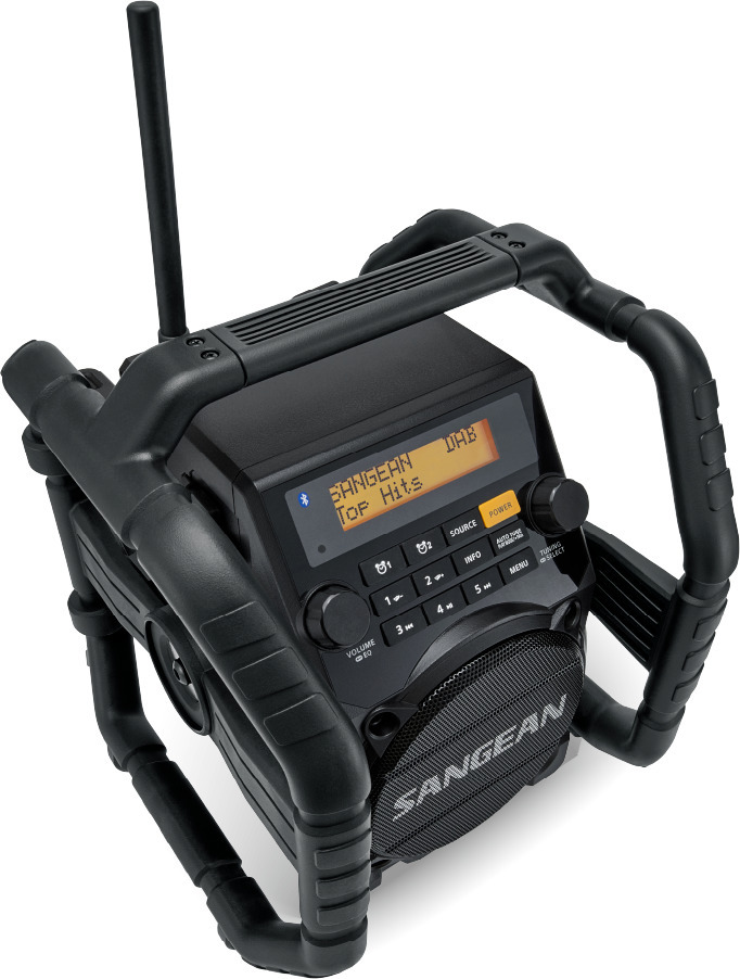 Sangean WR-101 pöytäradio, Bluetooth, vintage pähkinäpuu