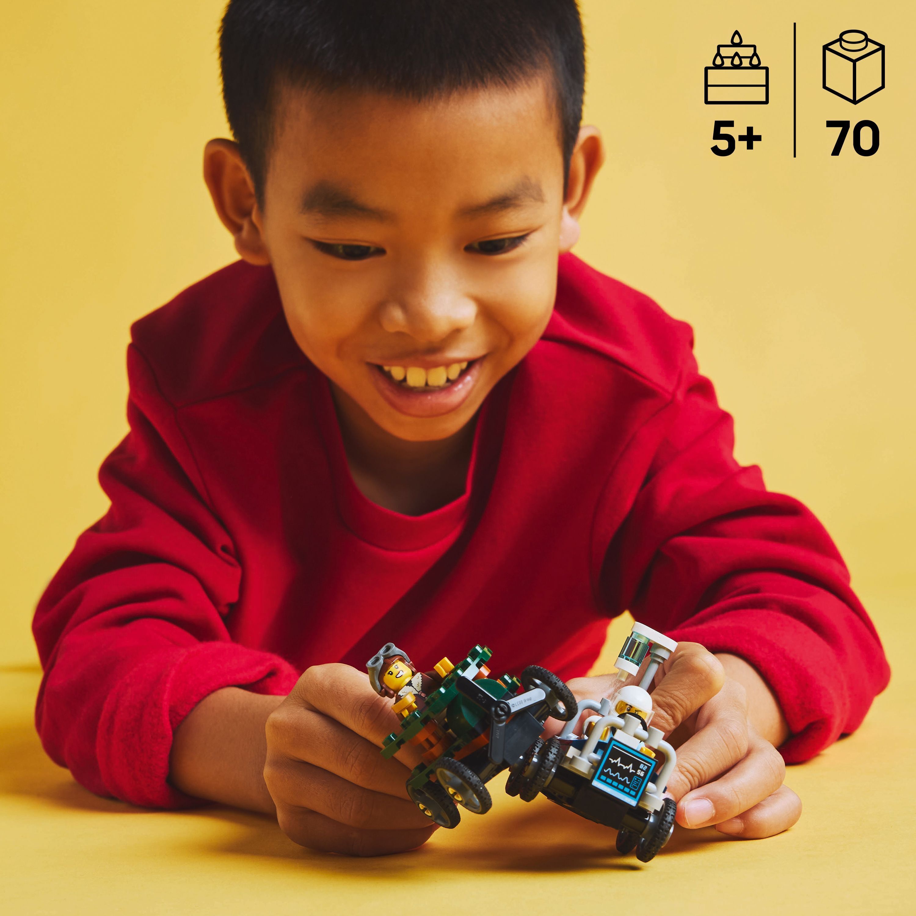 LEGO City 60459 – Lentokone vastaan sairaalansänky – kilpa-autopakkaus