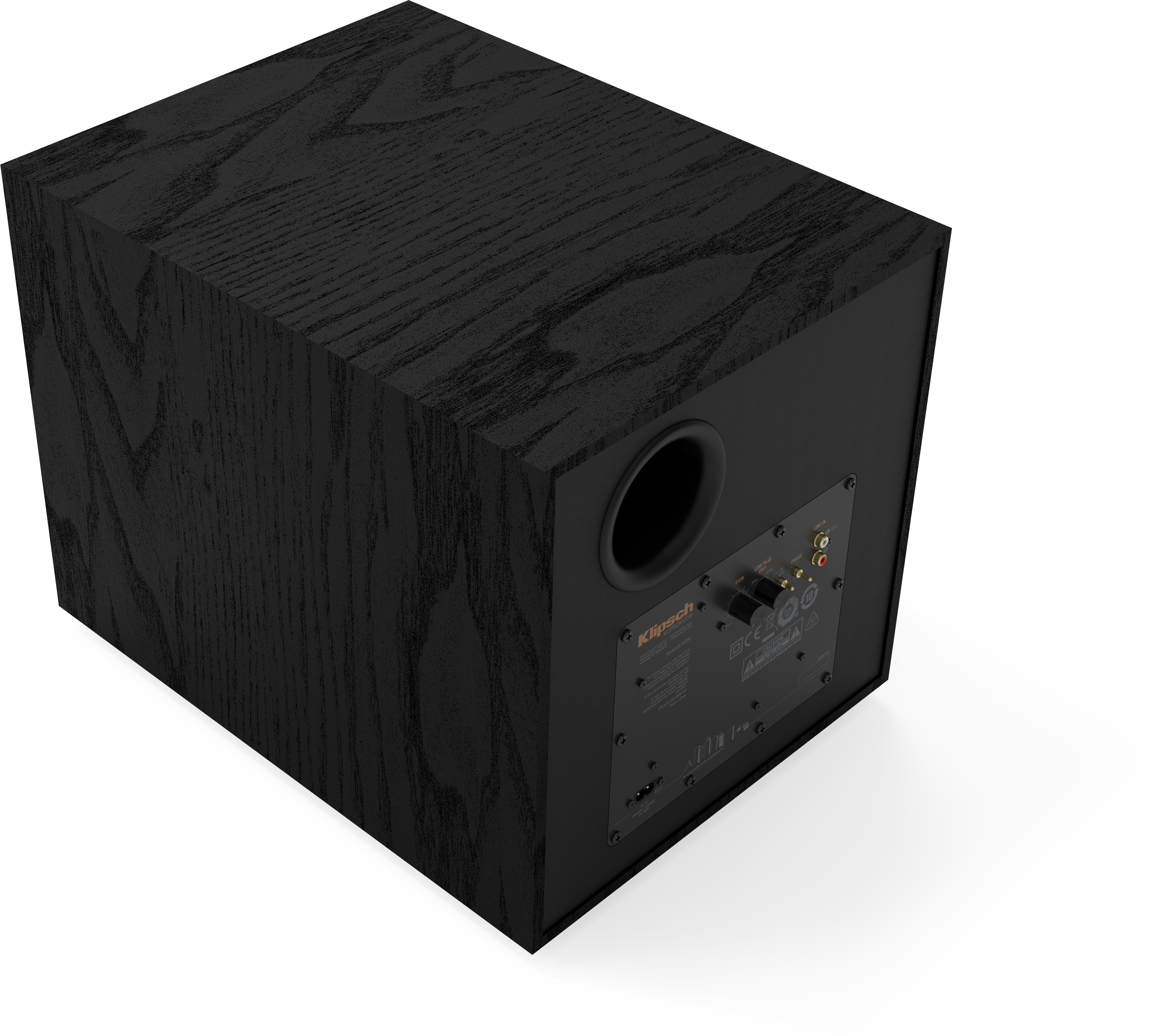 Klipsch R-101SW -subwoofer, musta