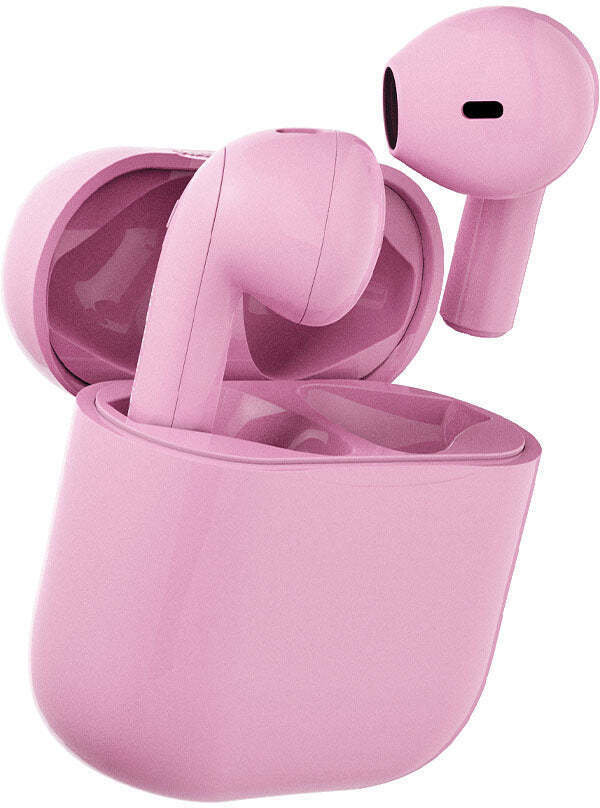 Happy Plugs Joy -nappikuulokkeet, vaaleanpunainen