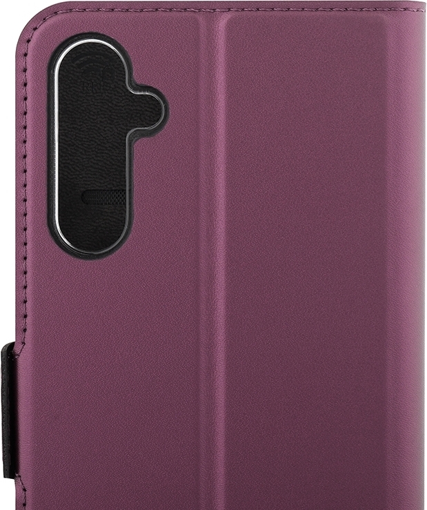 Wave BookCase -suojakotelo, Samsung Galaxy A14 5G, Smoky Sangria