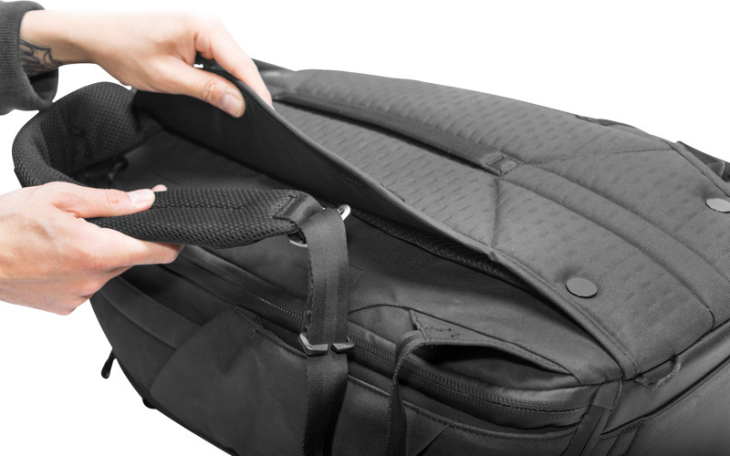 Peak Design Travel Backpack 45L -päiväreppu, musta