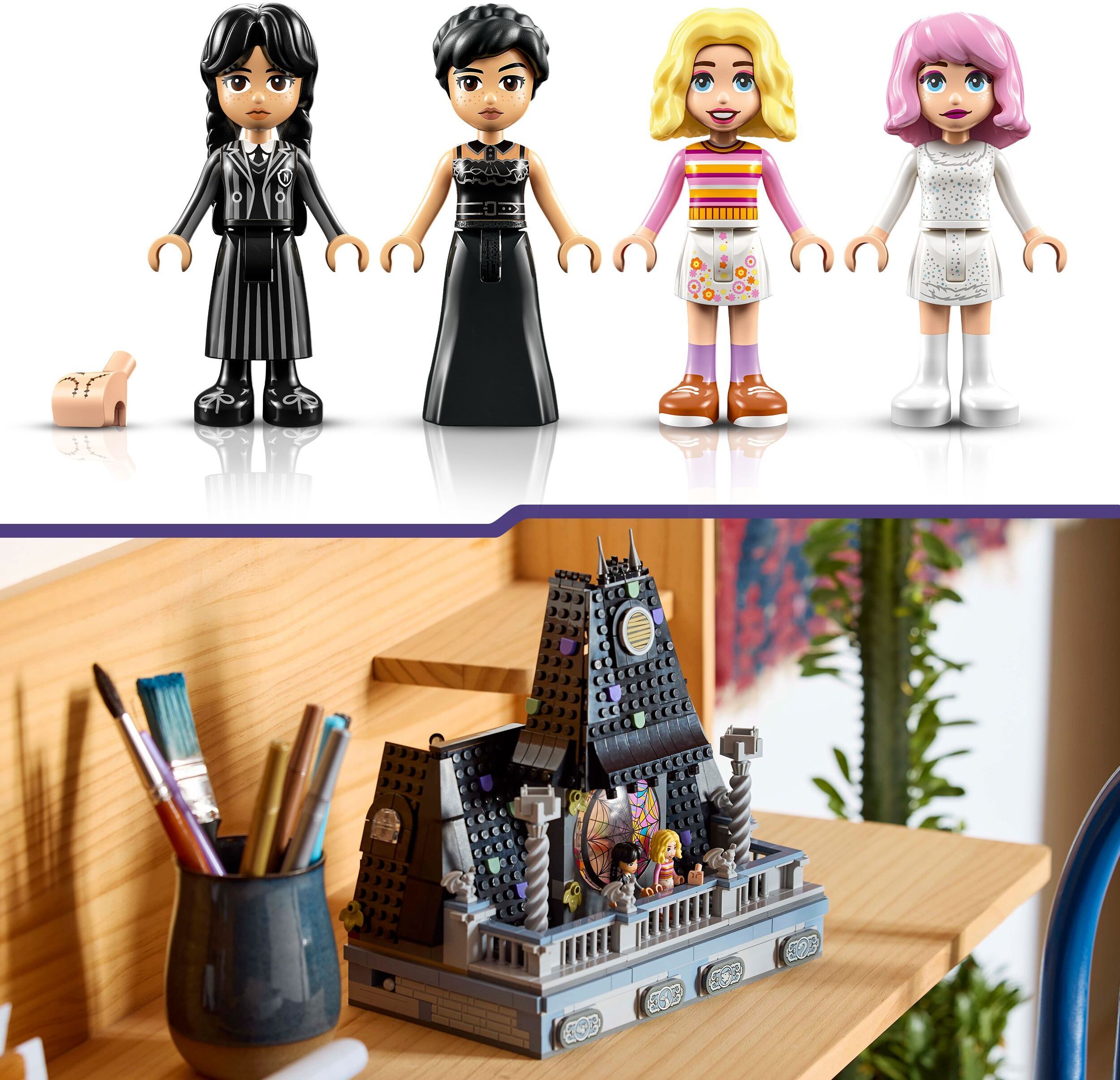 LEGO Wednesday 76781 – Wednesdayn ja Enidin asuntolahuone