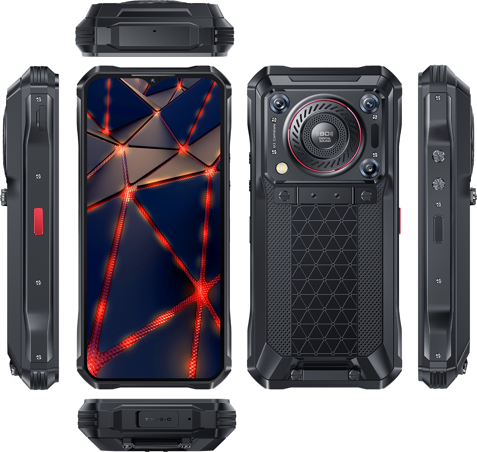 Oukitel WP33 Pro 5G -puhelin, 256/24 Gt, musta 6 Oukitel WP33 Pro 5G -puhelin, 256/24 Gt, musta - Image 6