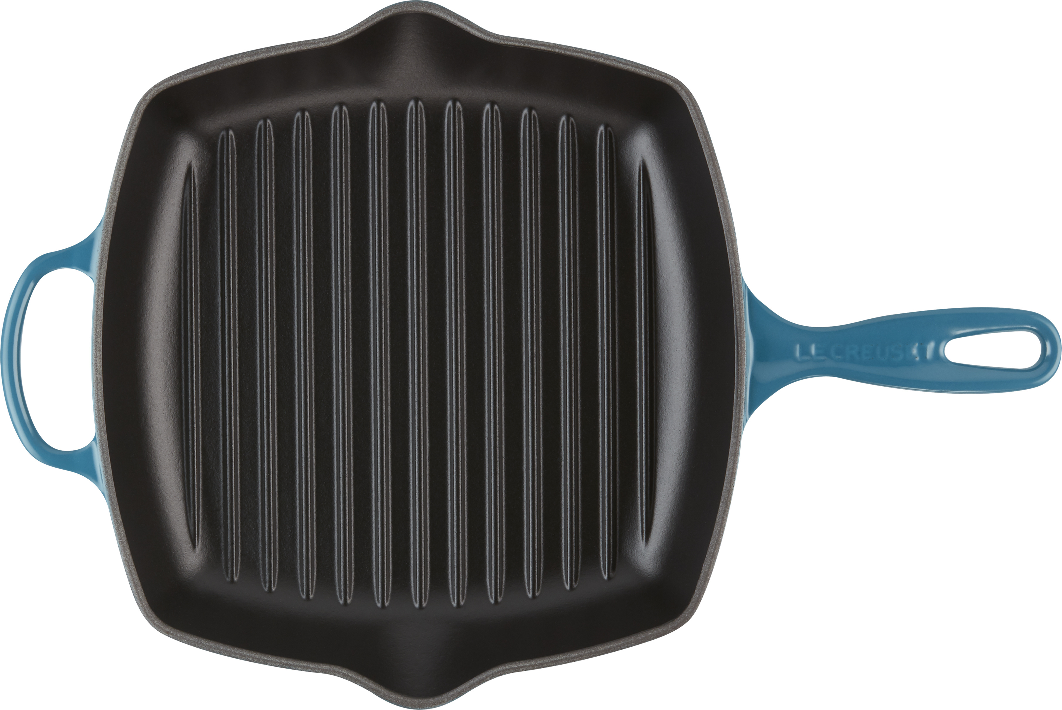 Le Creuset Signature -valurautapannu puukahvalla, 28 cm, Matte Black