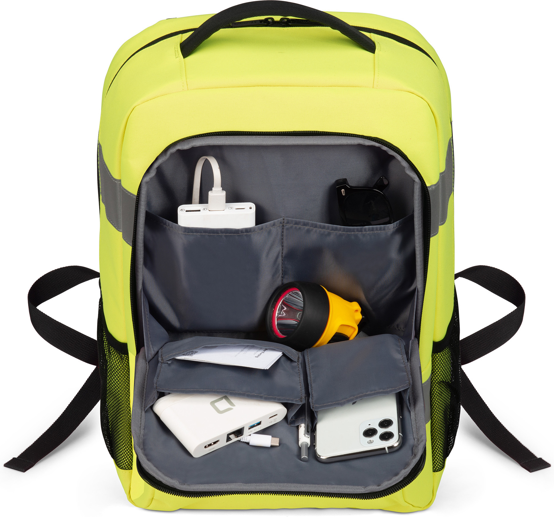 Dicota HI-VIS Base 24L -reppu, keltainen