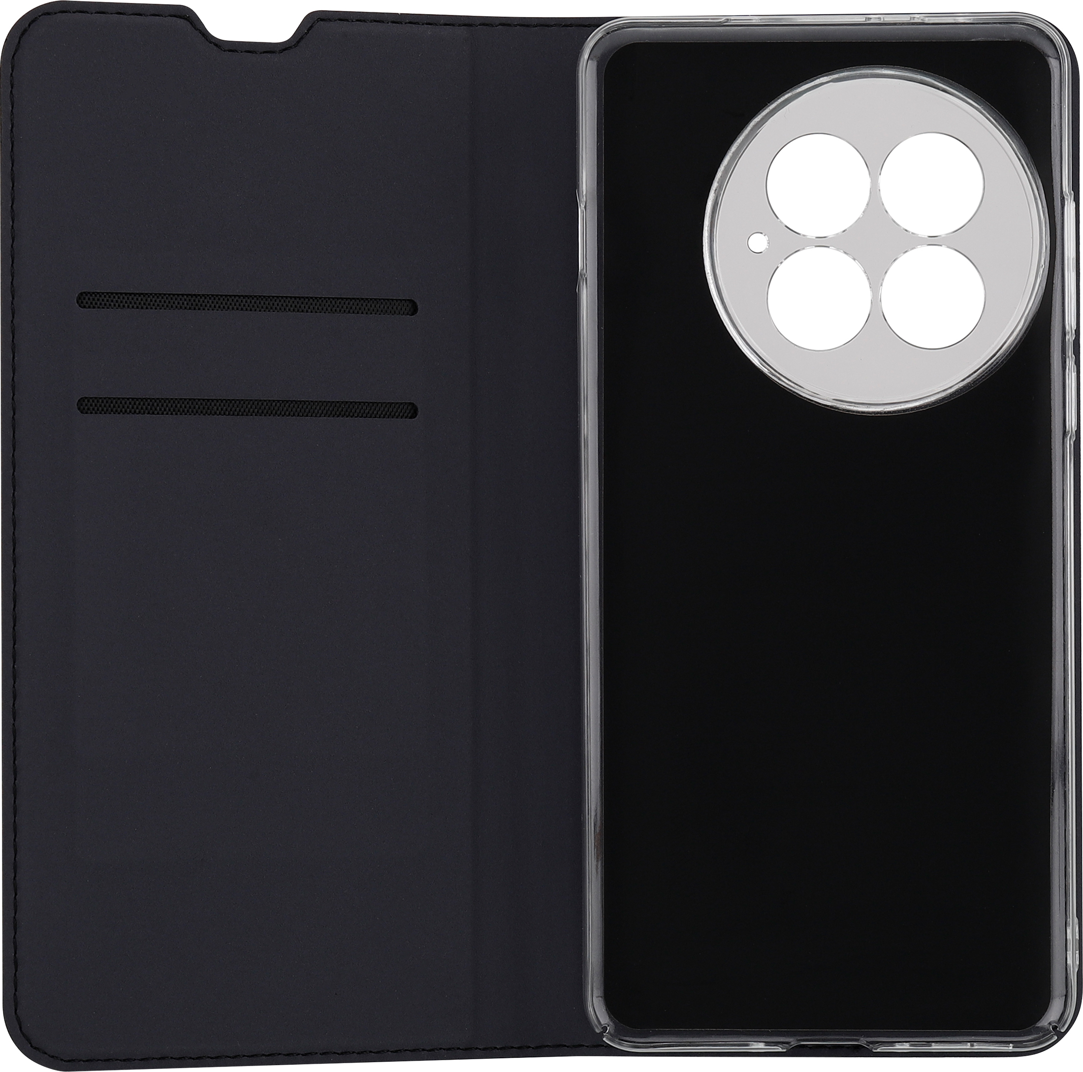 FoneKit BookCase -suojakotelo, OnePlus 13, musta