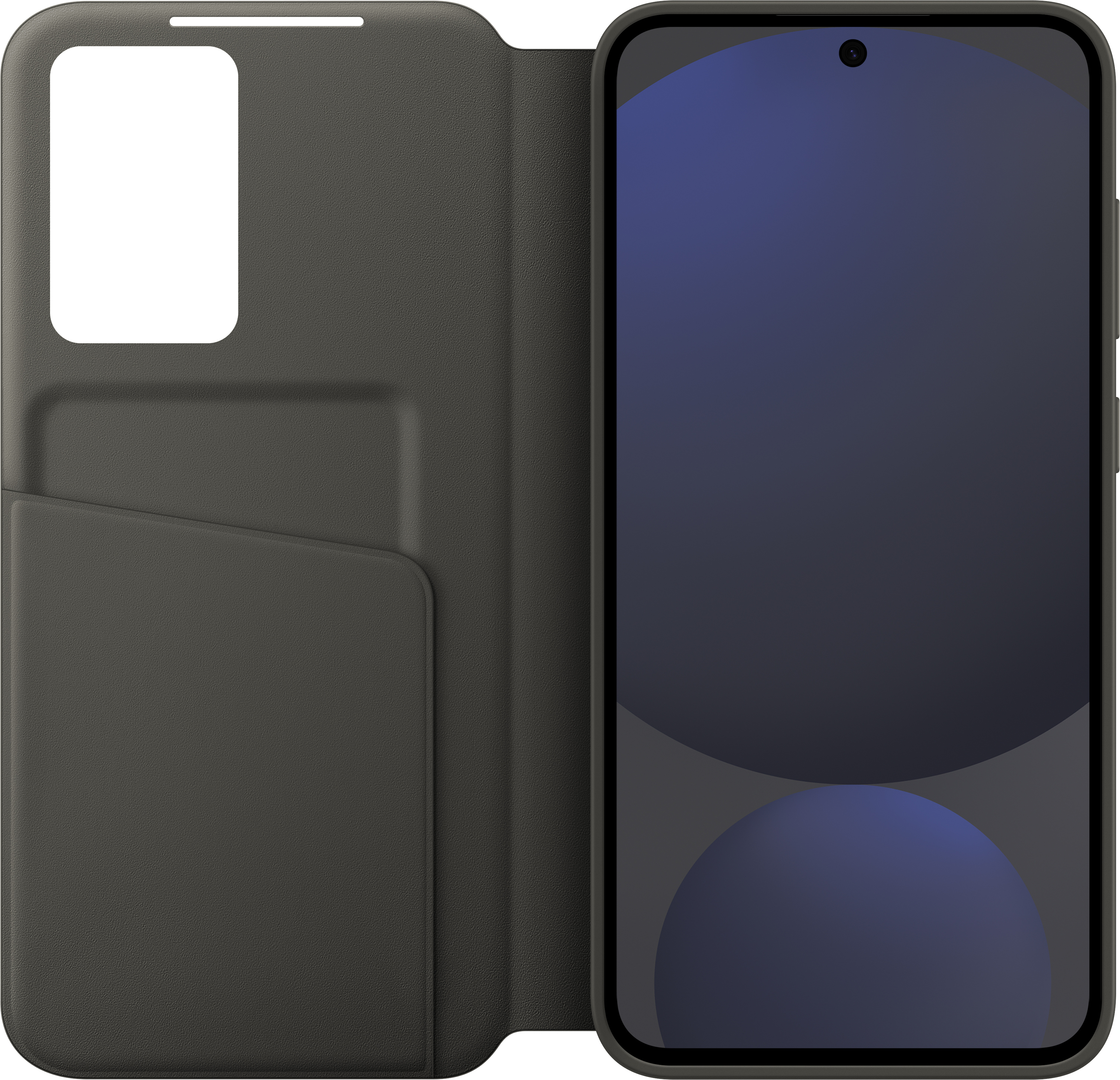 Samsung Galaxy S24 FE Smart View Wallet Case -lompakkokotelo, musta