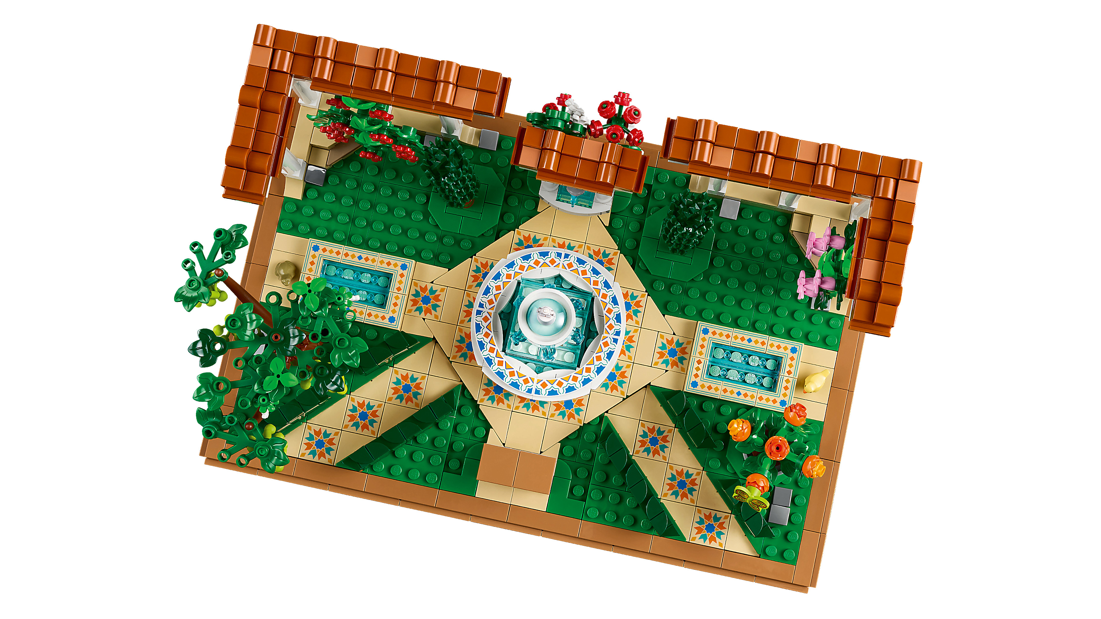 LEGO Icons 10359 – Puutarha ja suihkulähde