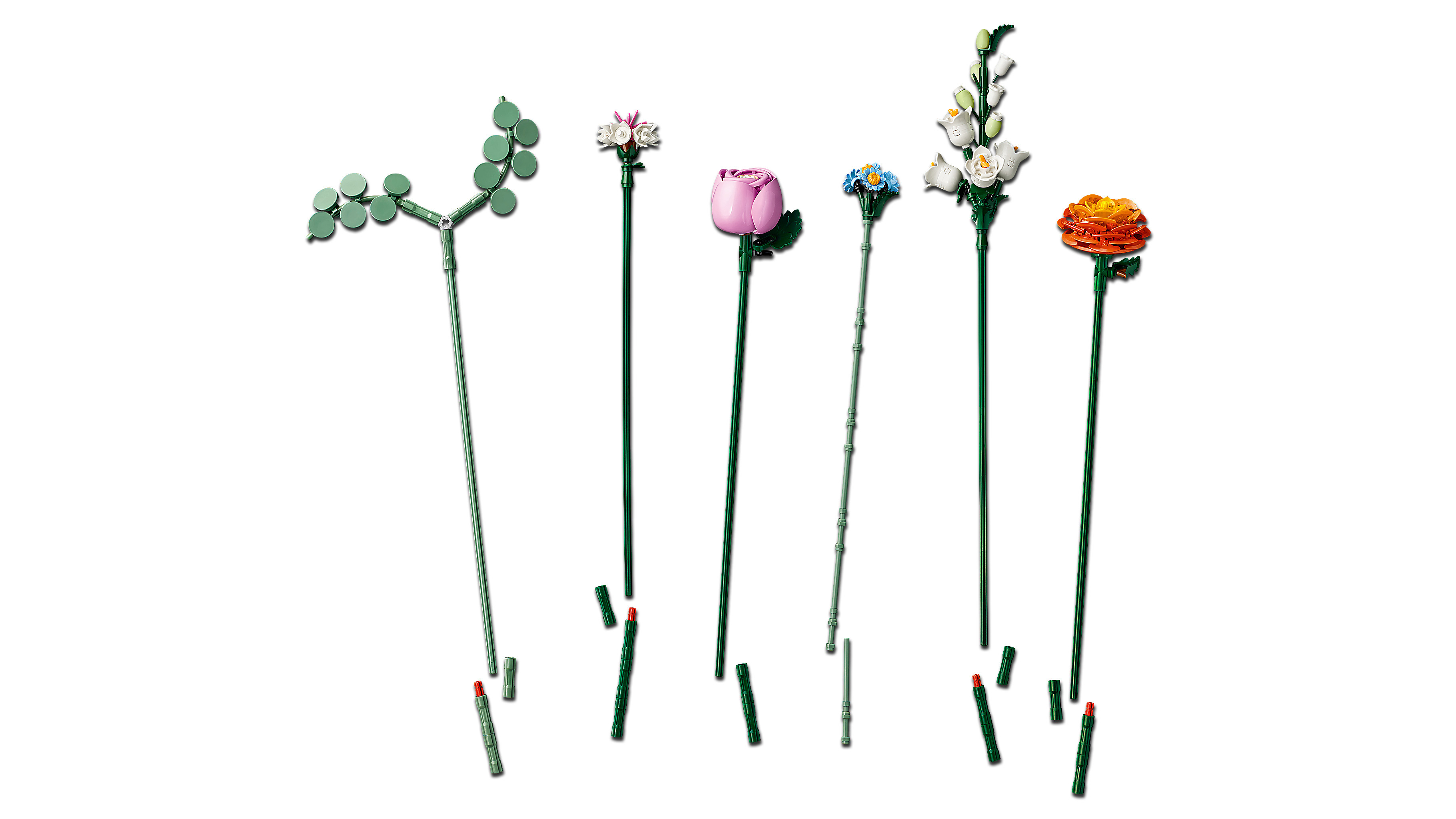LEGO Botanicals 10342 – Kaunis vaaleanpunainen kukkakimppu