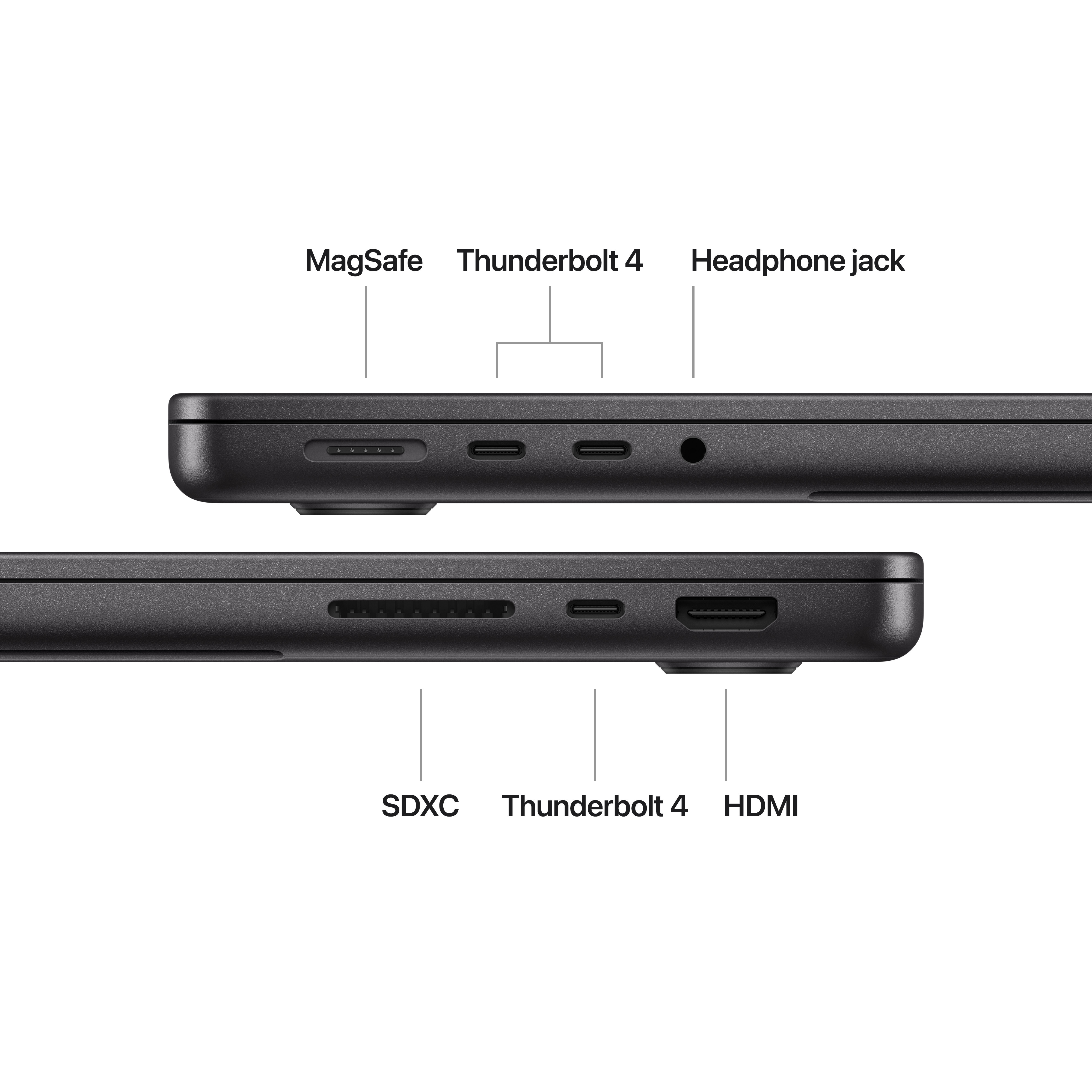 Apple MacBook Pro 14" M4 16 Gt, 1 Tt 2024 -kannettava, tähtimusta (MW2V3)