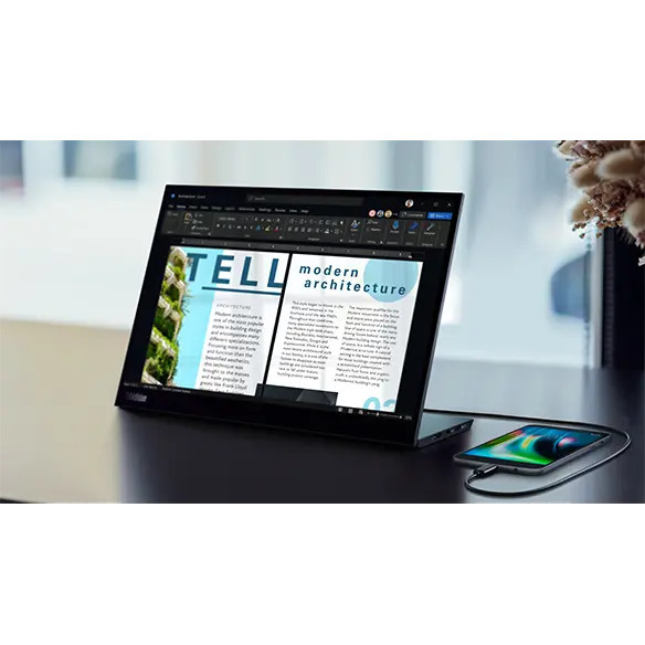 Lenovo ThinkVision M14d 14,0" 2,5K -mobiilinäyttö