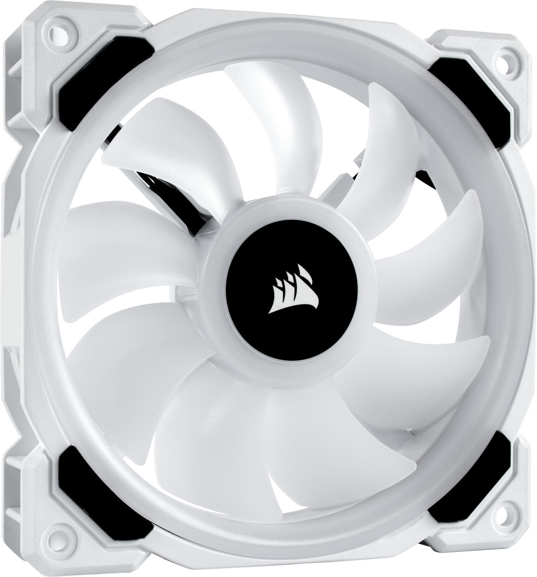 Corsair LL120 RGB LED 120 mm White PWM Fan -tuuletin, 120 mm, 3-pack