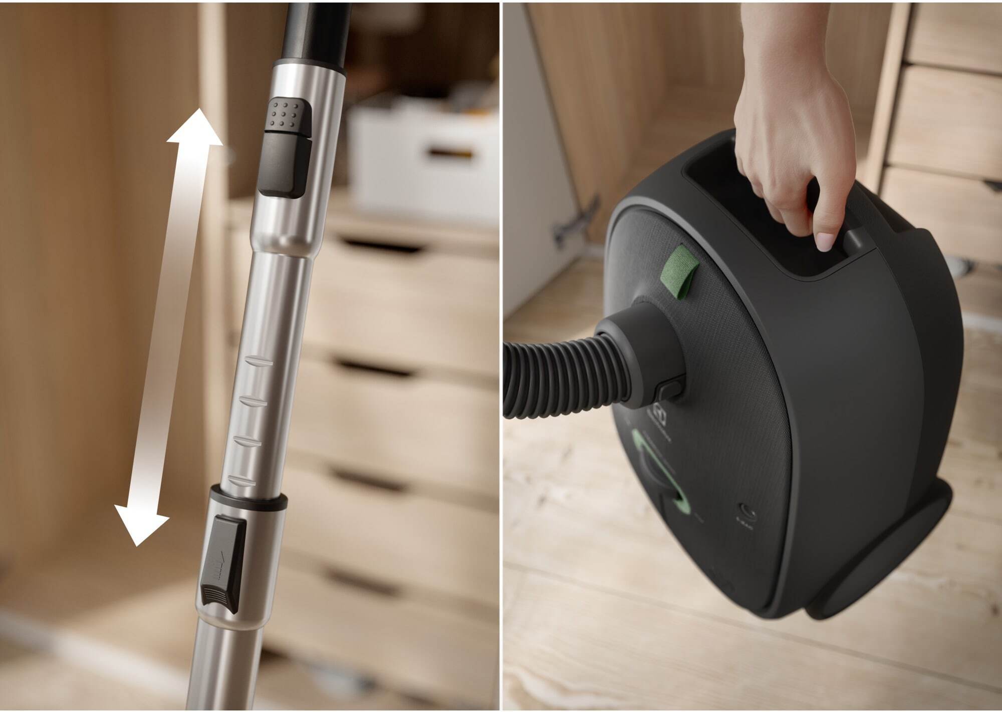 Electrolux Clean 600 EB61C2GRN -pölynimuri, musta