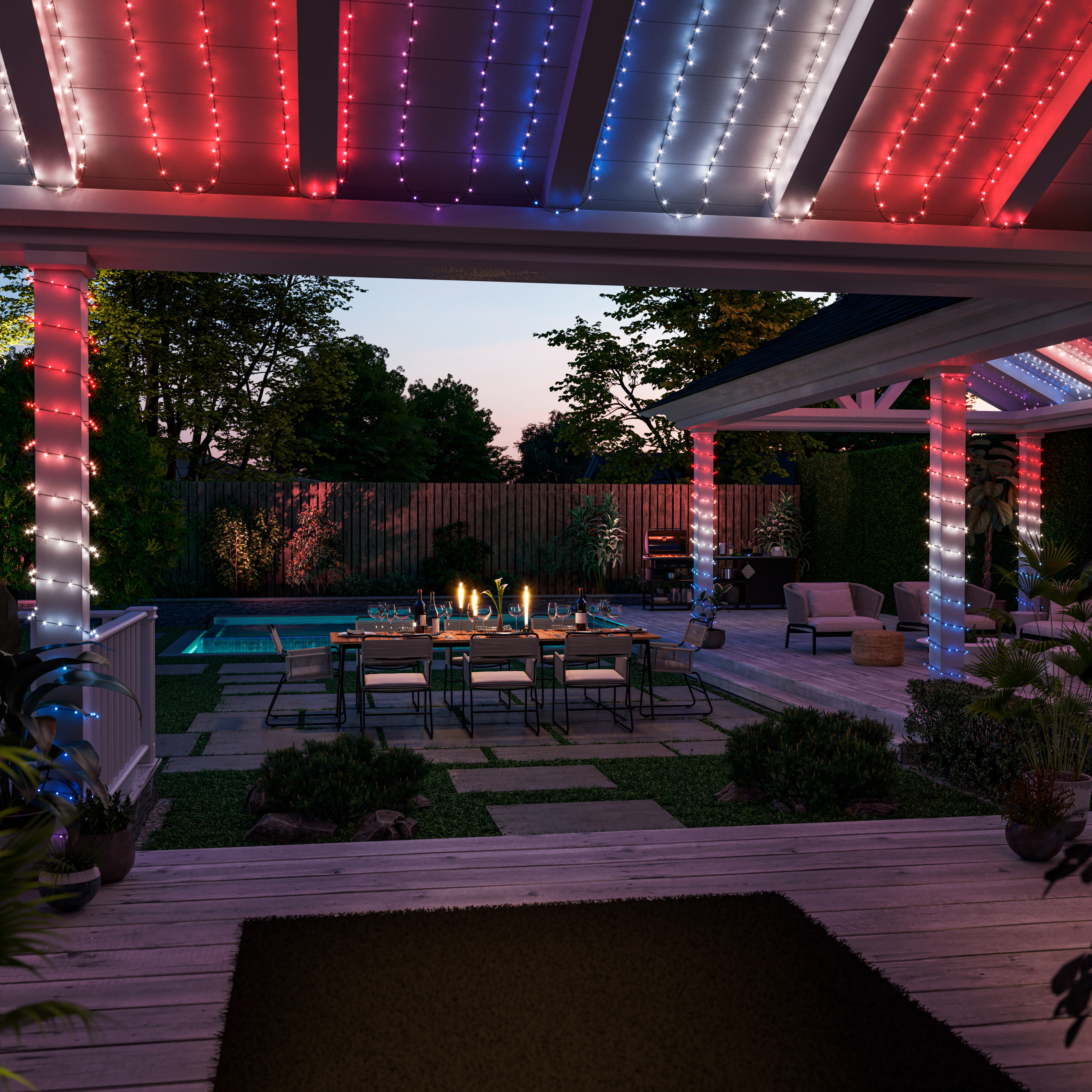 Philips HUE Festavia valosarja, 250 lediä