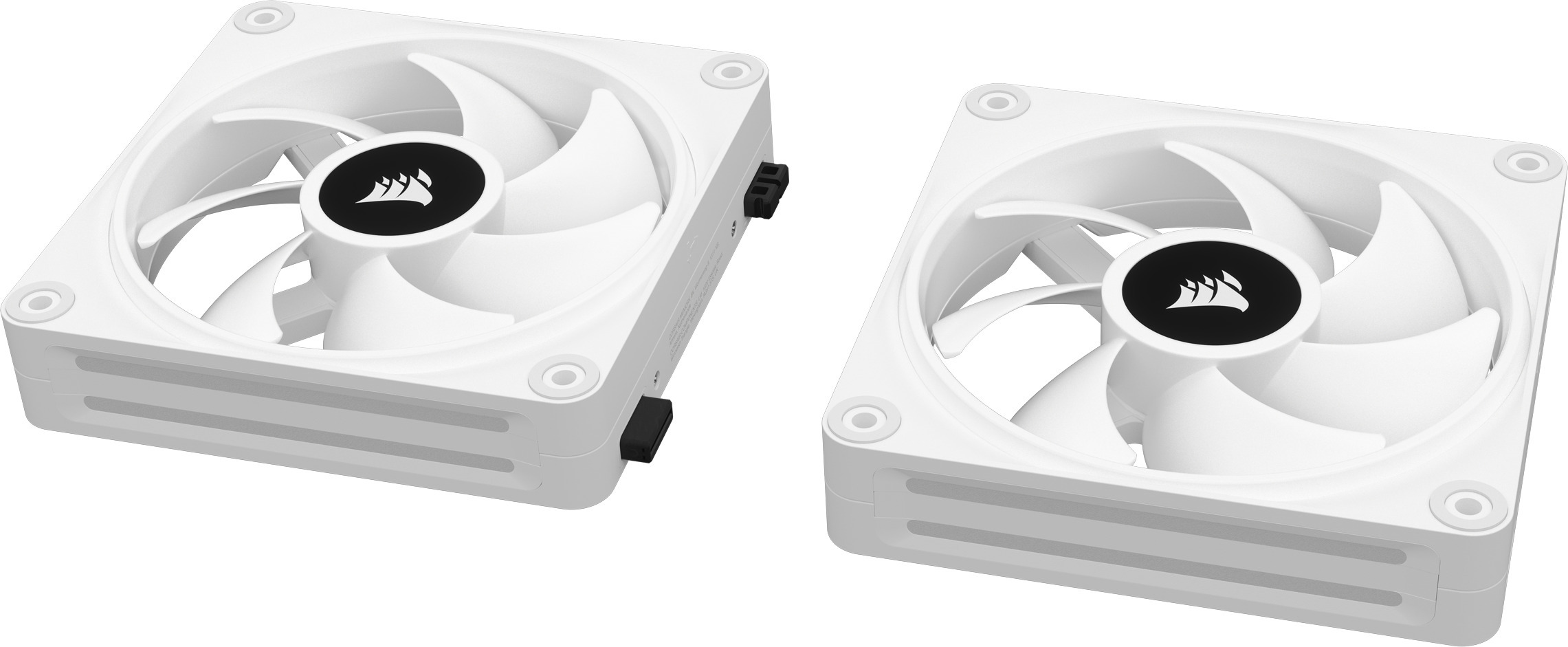 Corsair iCUE LINK QX120 RGB PWM -tuuletin, 120 mm, valkoinen, 3 kpl Starter Kit
