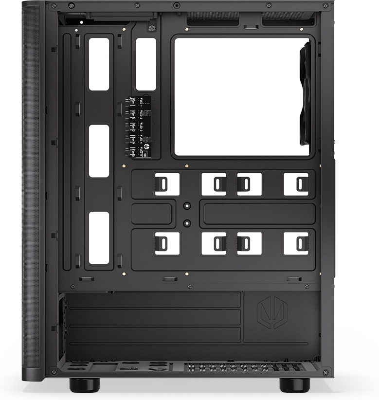 Endorfy Ventum 200 ARGB ATX-kotelo ikkunalla, musta