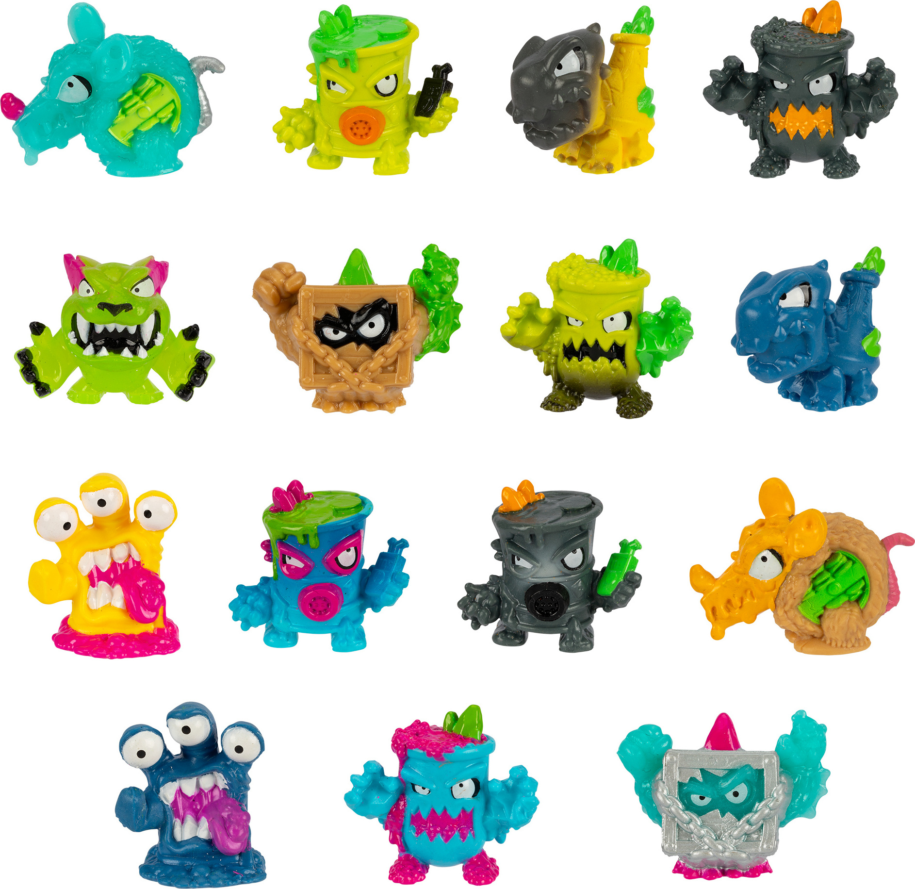 MrBeast Lab Swarms Mega Lab - 12 hahmoa, lajitelma