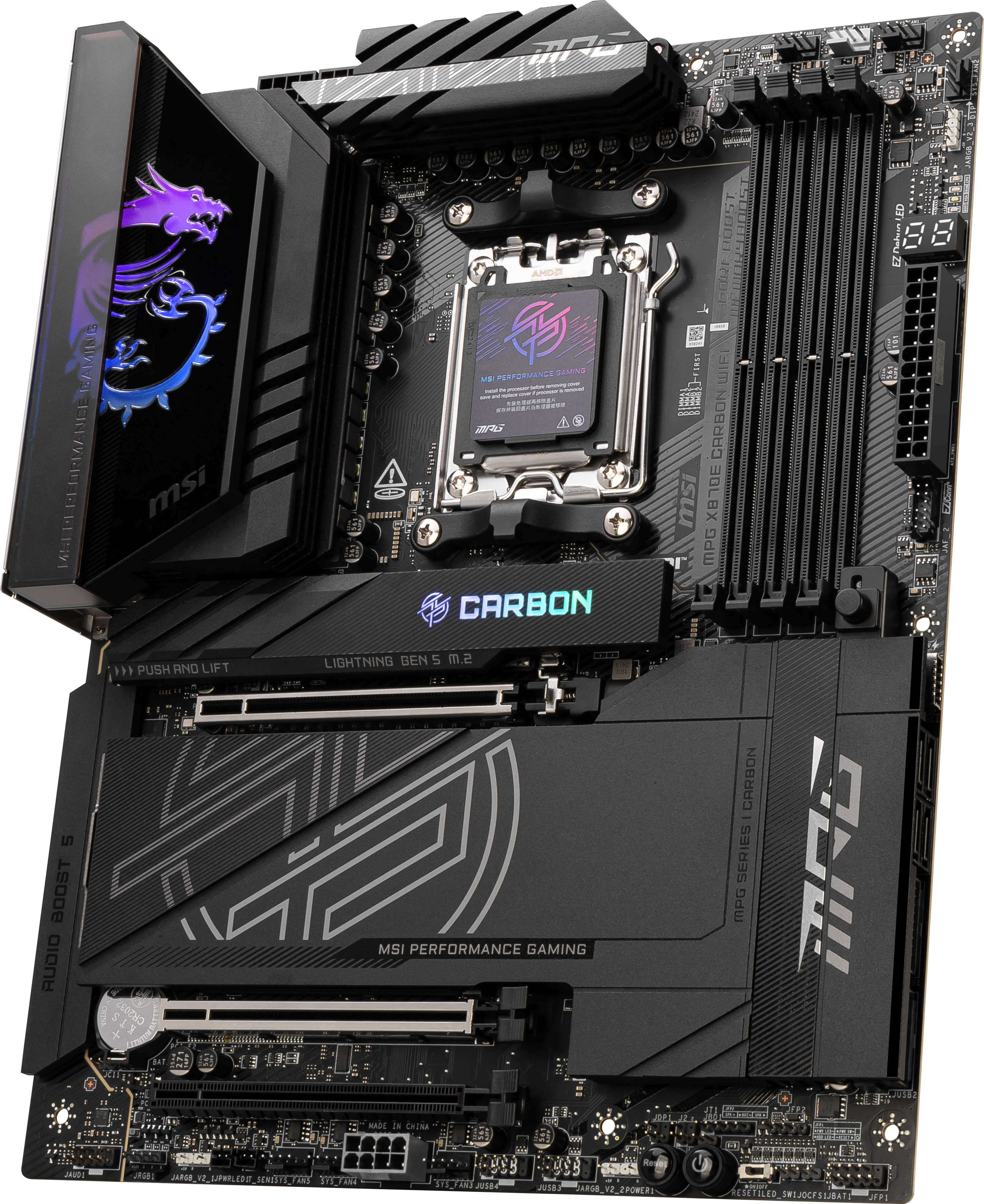 MSI MPG X870E CARBON WIFI AM5 ATX -emolevy
