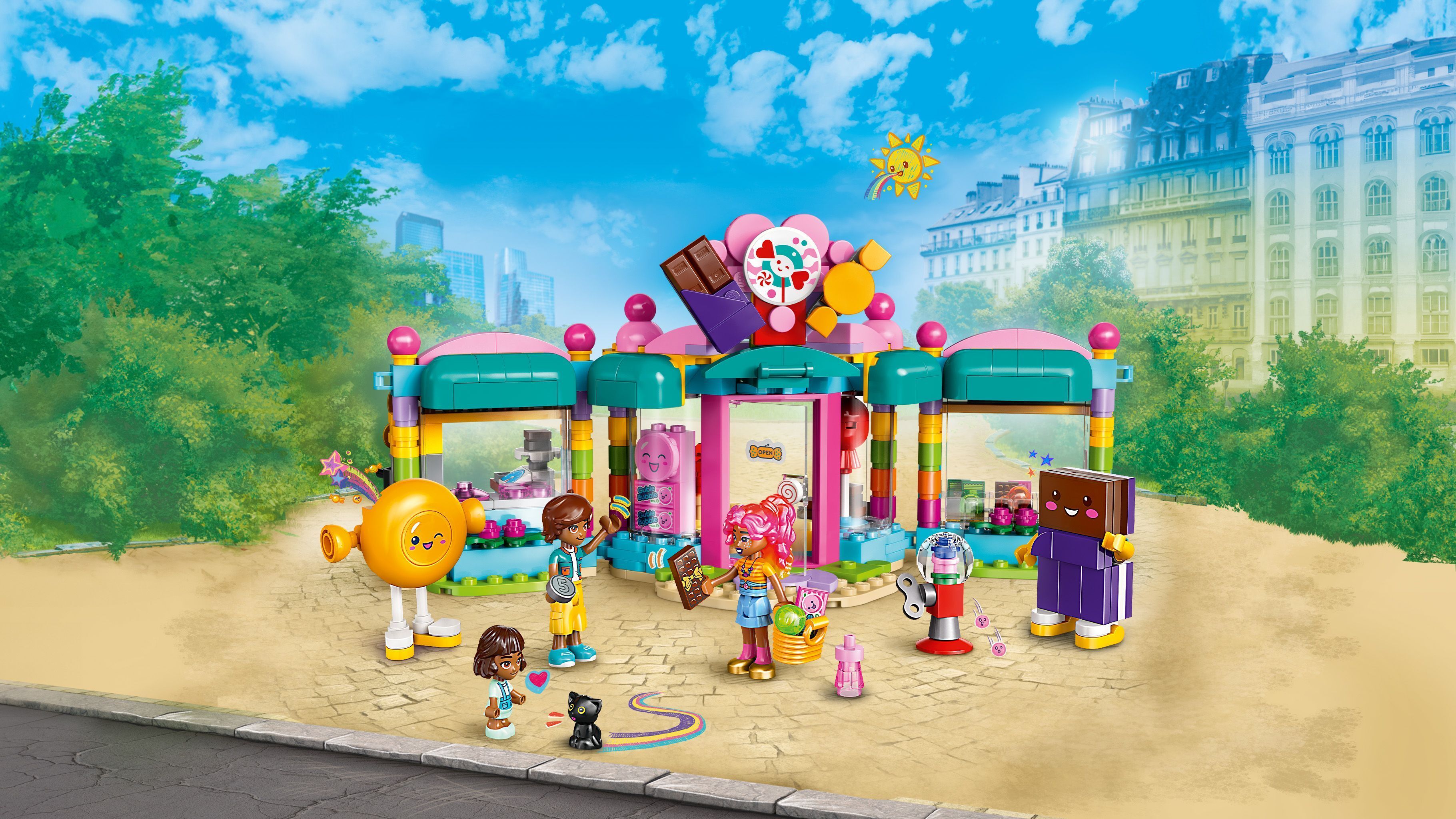 LEGO Friends 42649 – Heartlake Cityn karkkikauppa