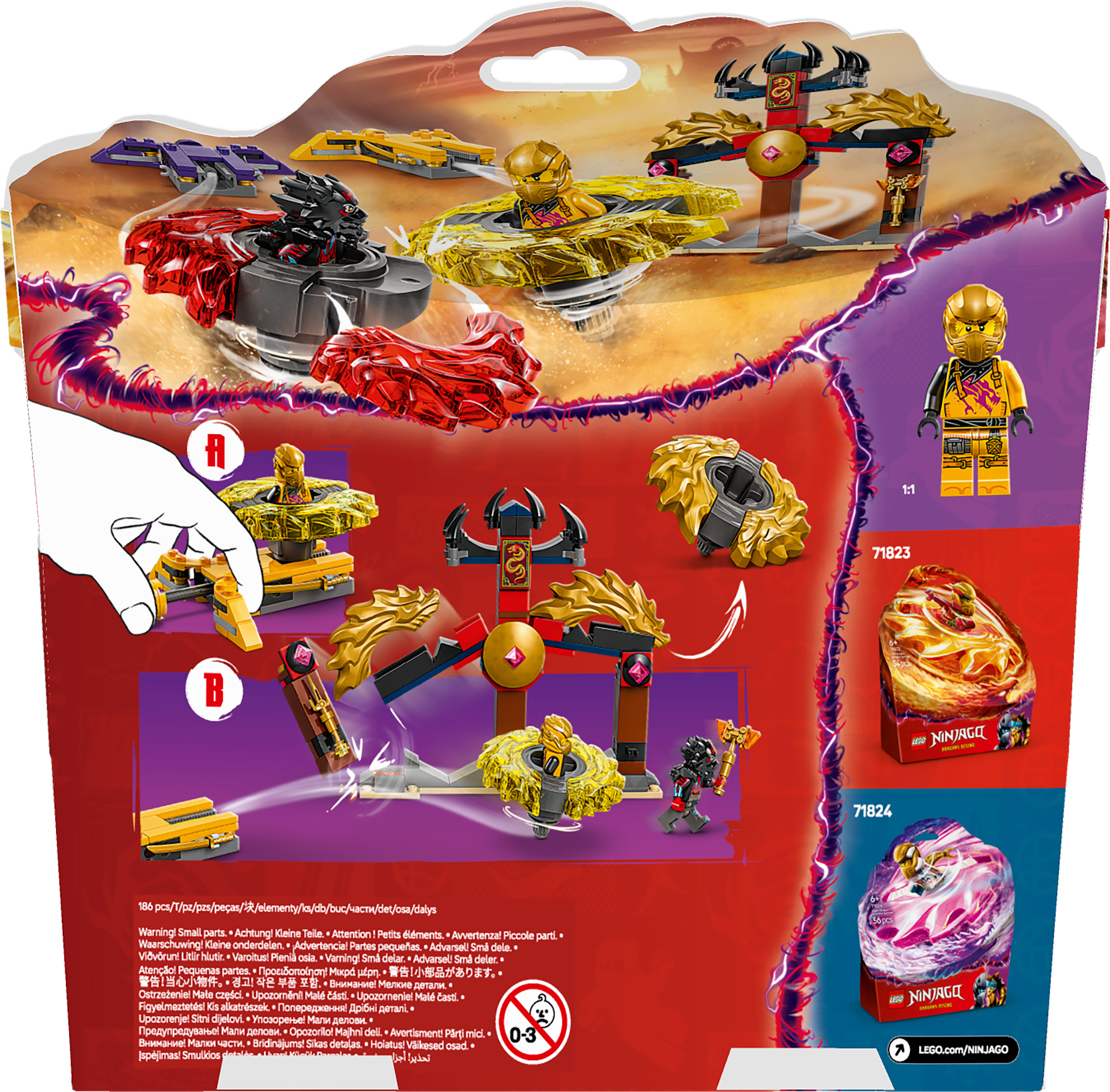 LEGO Ninjago 71826 – Spinjitzu-lohikäärmetaistelupaketti