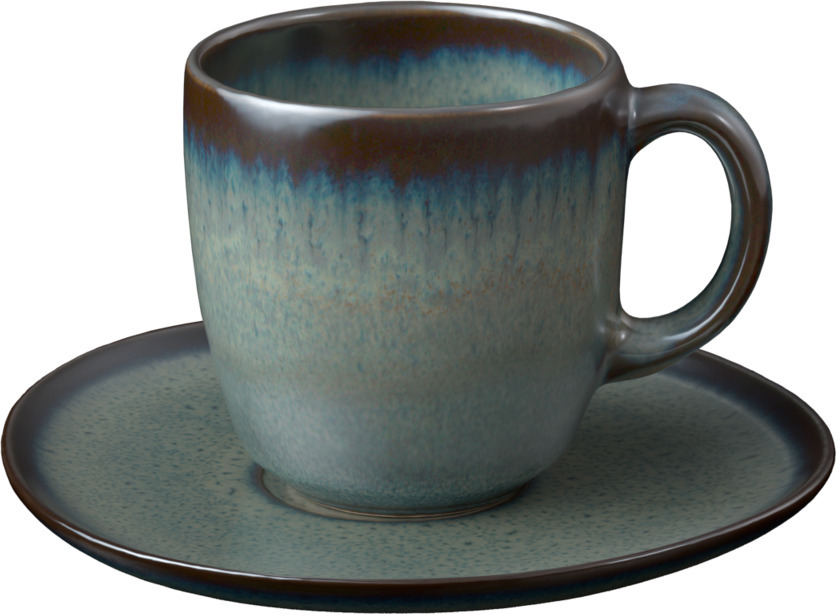 Villeroy & Boch Lave Gris -kahvikupin alunen, 15,5 cm