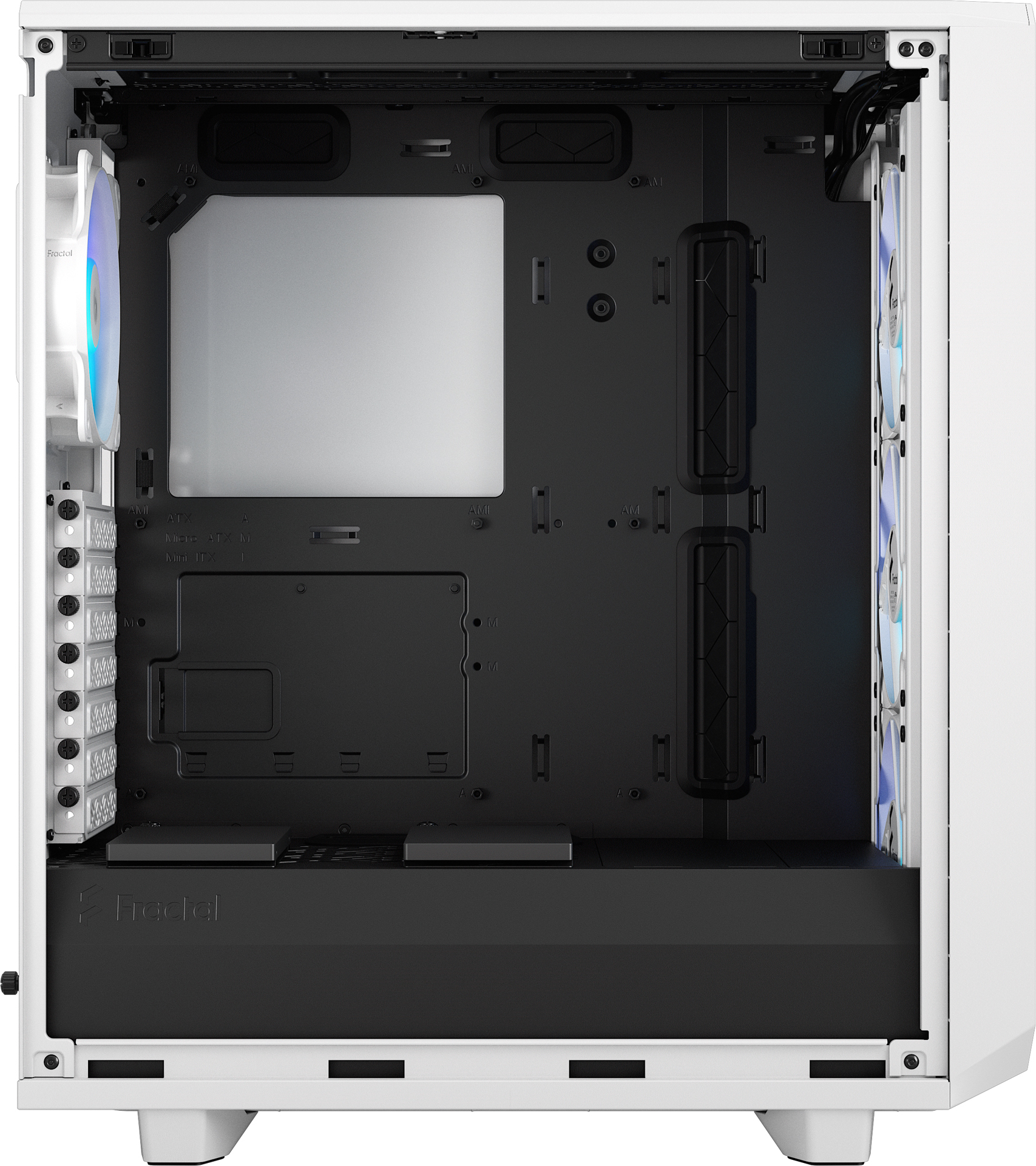 Fractal Design Meshify 2 Compact RGB ATX-kotelo ikkunalla valkoinen