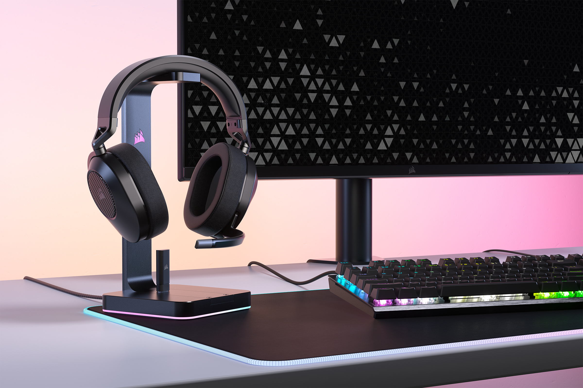 Corsair HS65 Wireless -kuulokemikrofoni, musta