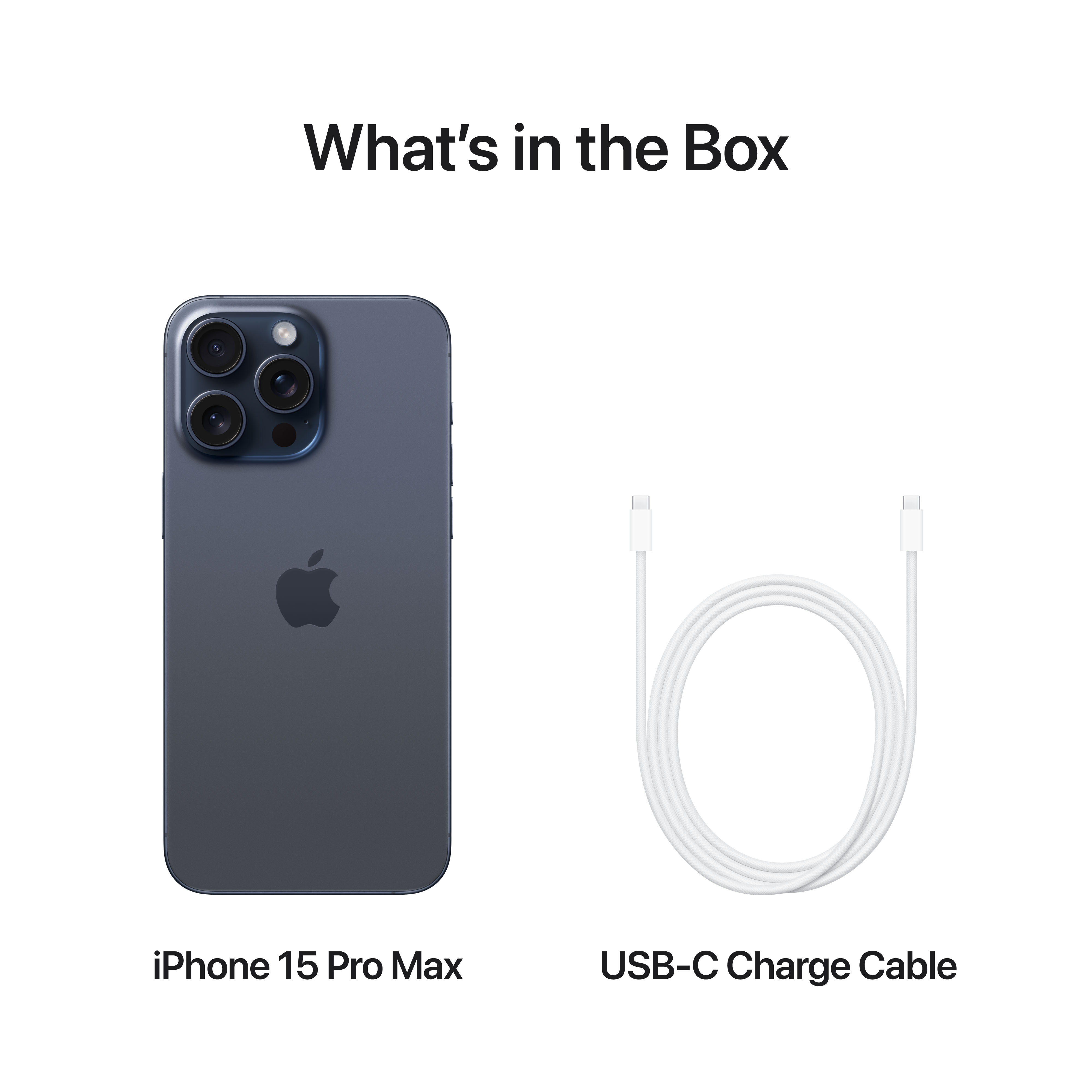 Apple iPhone 15 Pro Max 1 Tt -puhelin, mustatitaani (MU7G3)