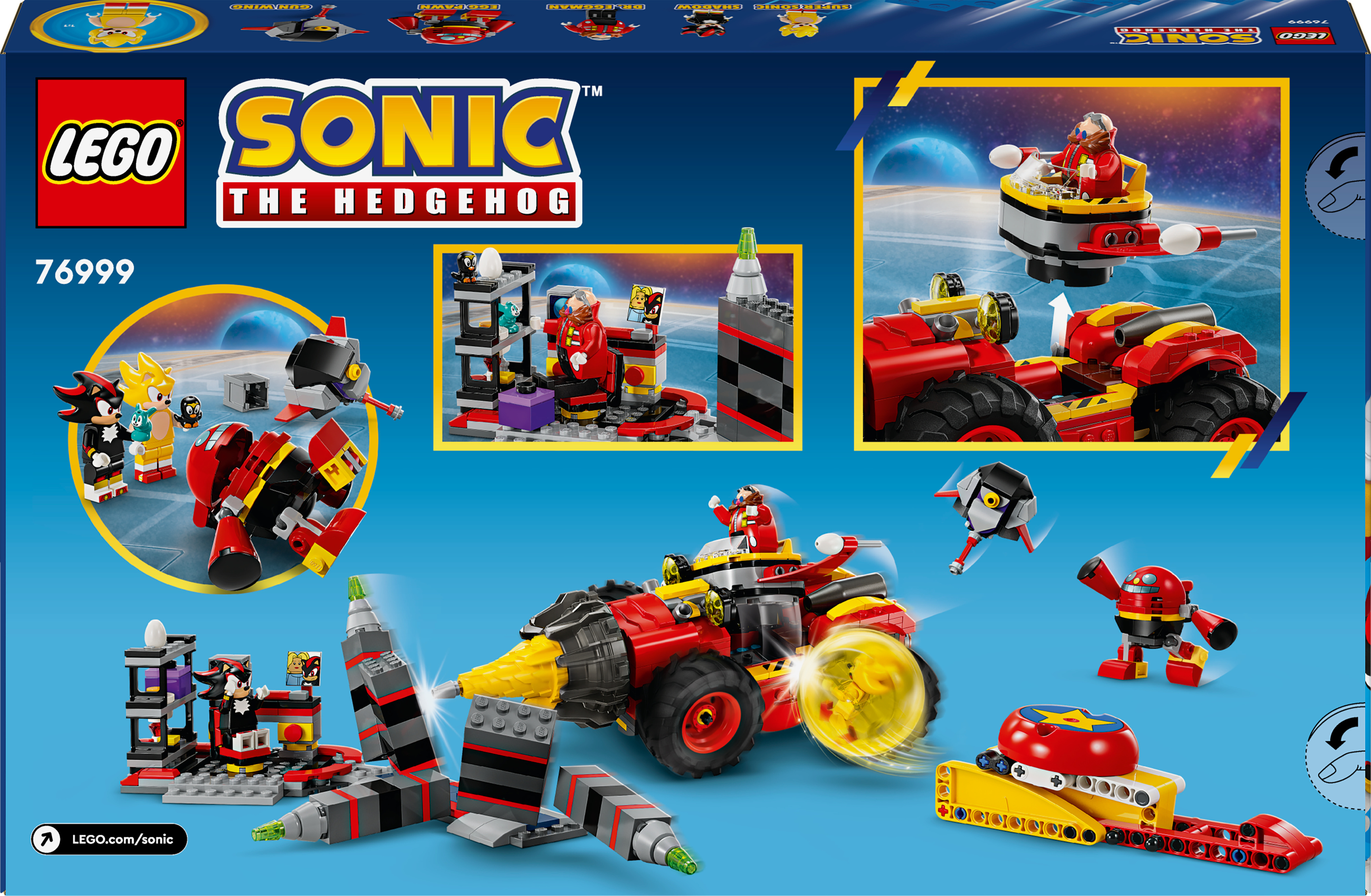 LEGO Sonic 76999  - Super Sonic vs. Egg Drillster