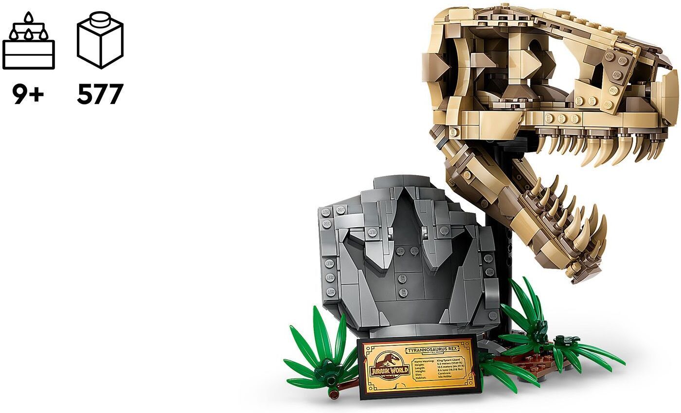 LEGO Jurassic World 76964  - Dinosaurusfossiilit: T. rexin pääkallo