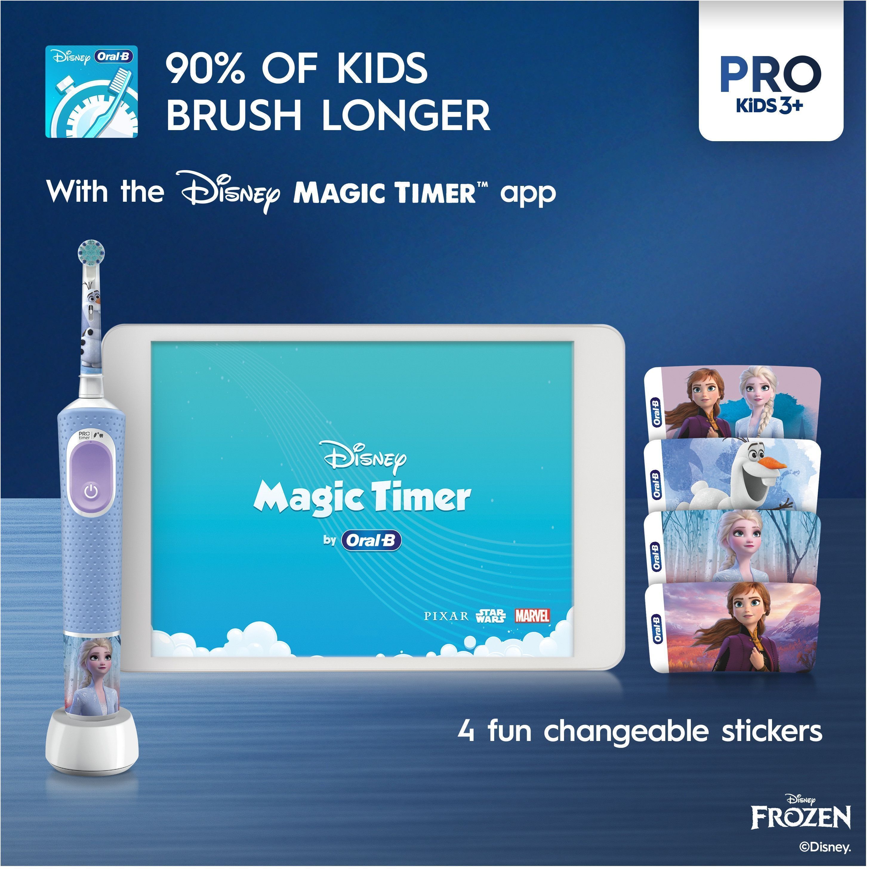 Oral-B Vitality Pro Kids Frozen -sähköhammasharja