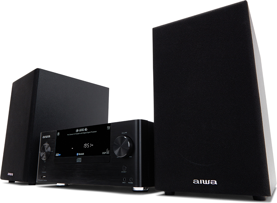Aiwa MSBTU-500 mikrojärjestelmä, musta