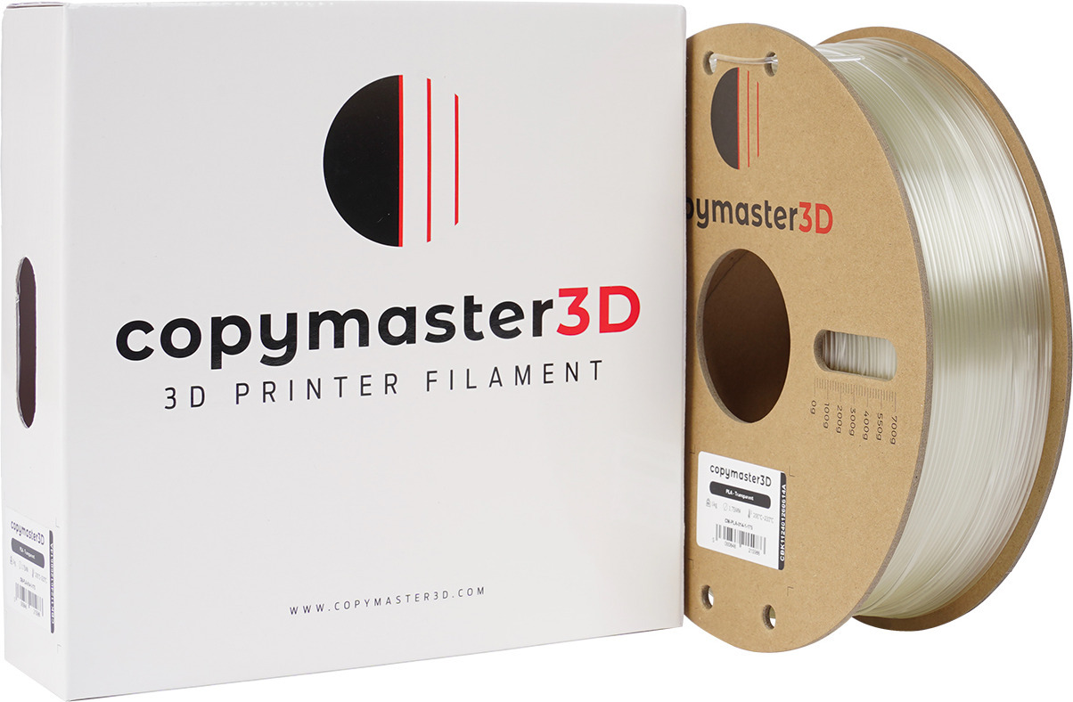 Copymaster3D PLA -filamentti 3D -tulostimeen, 1.75 mm, läpinäkyvä