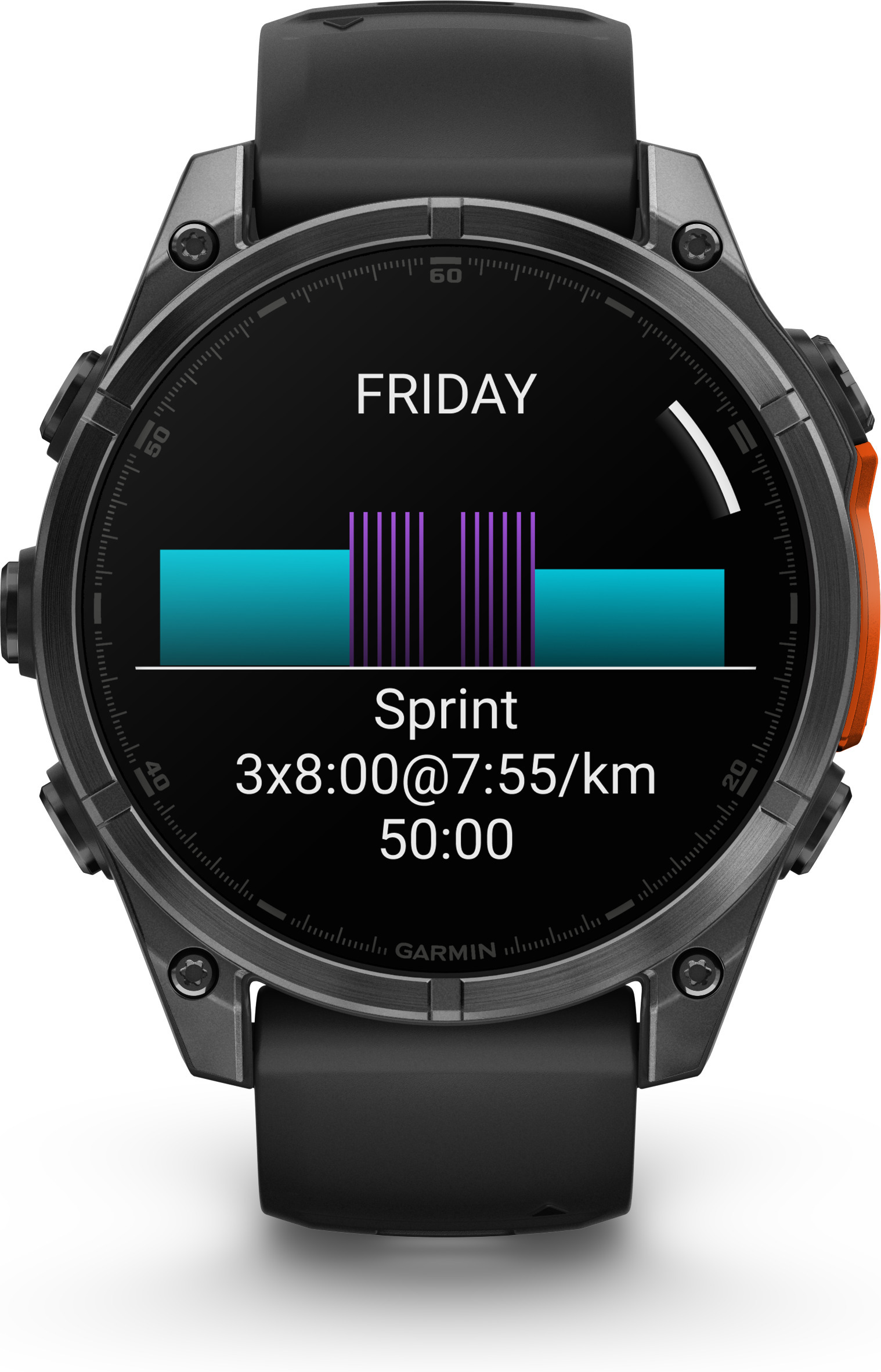 Garmin Fenix 8 -urheilukello, 47 mm, teräksenharmaa / musta